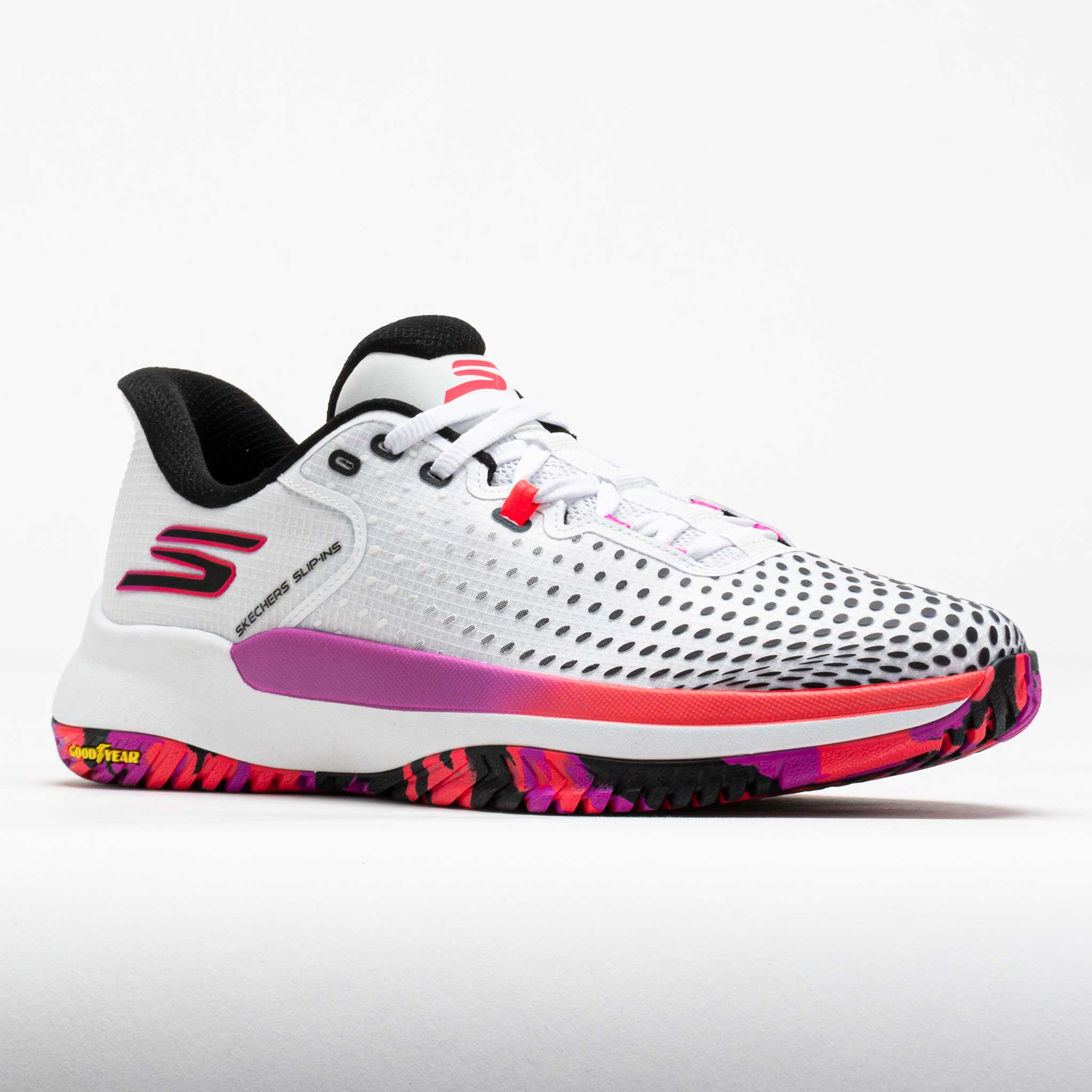 Skechers Viper Court Pro Elite Men's White/Black/Pink