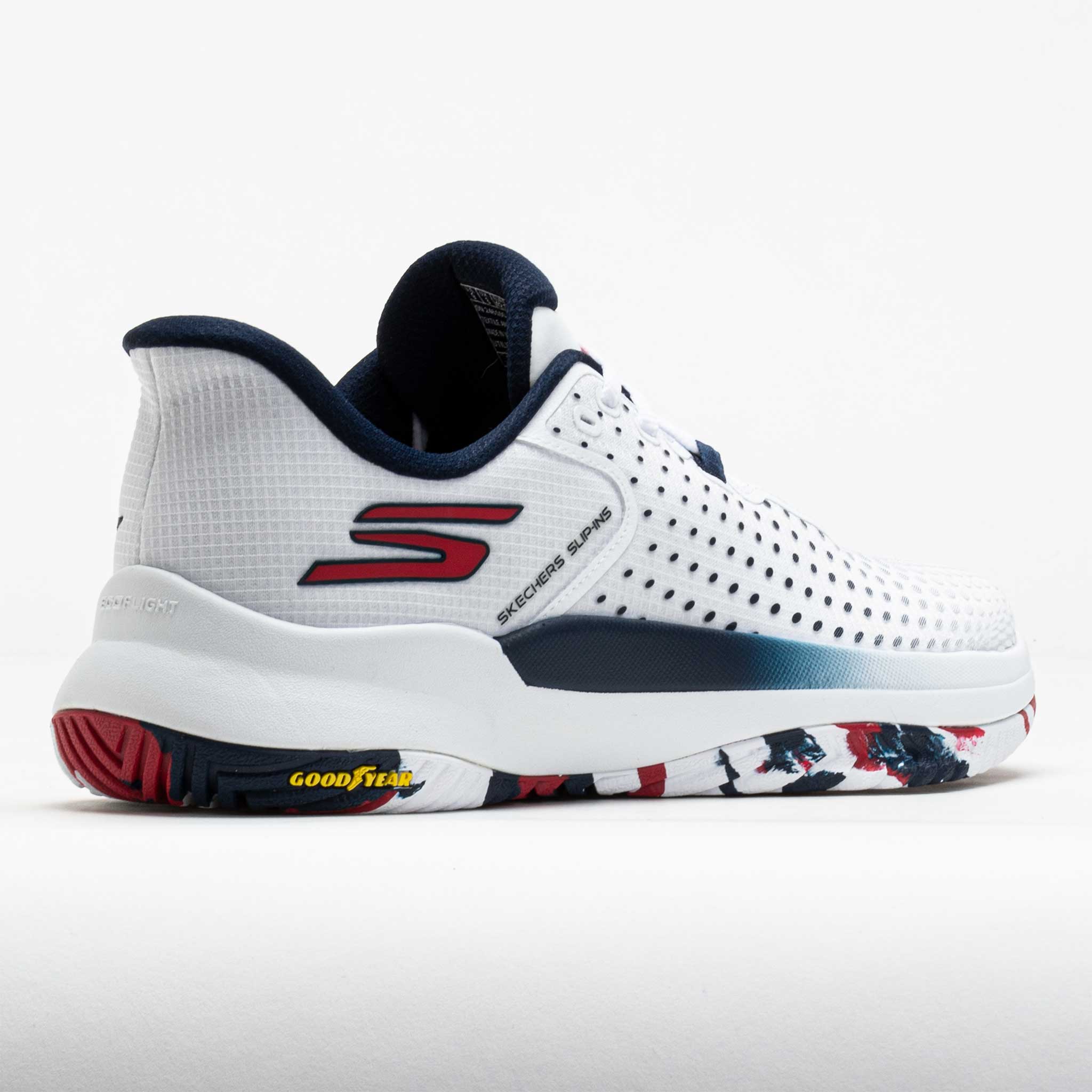 Skechers Viper Court Pro Elite Men's White/Navy/Red – Holabird Sports