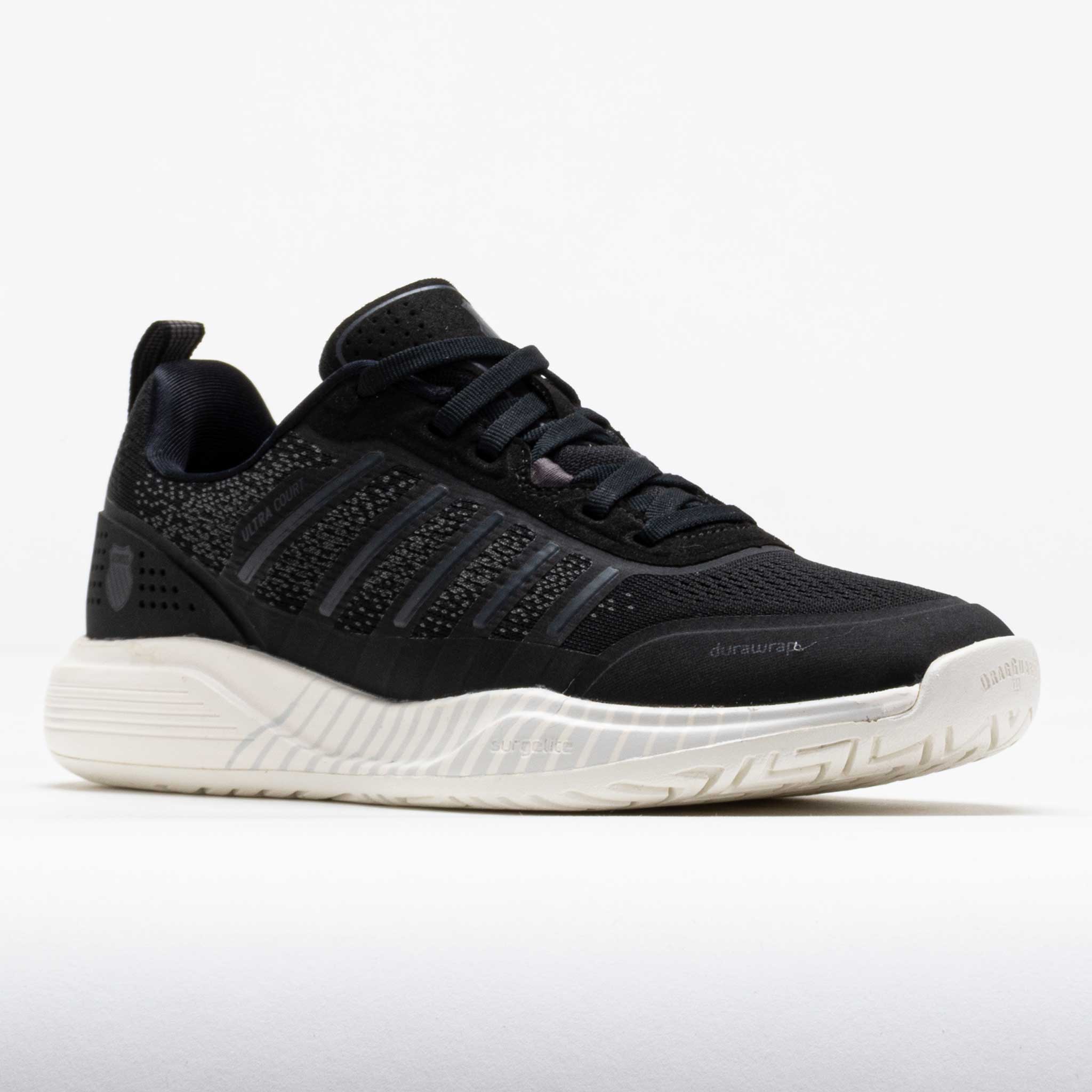 K-Swiss Ultra Court Men's Black/Snow White/Asphalt – Holabird Sports