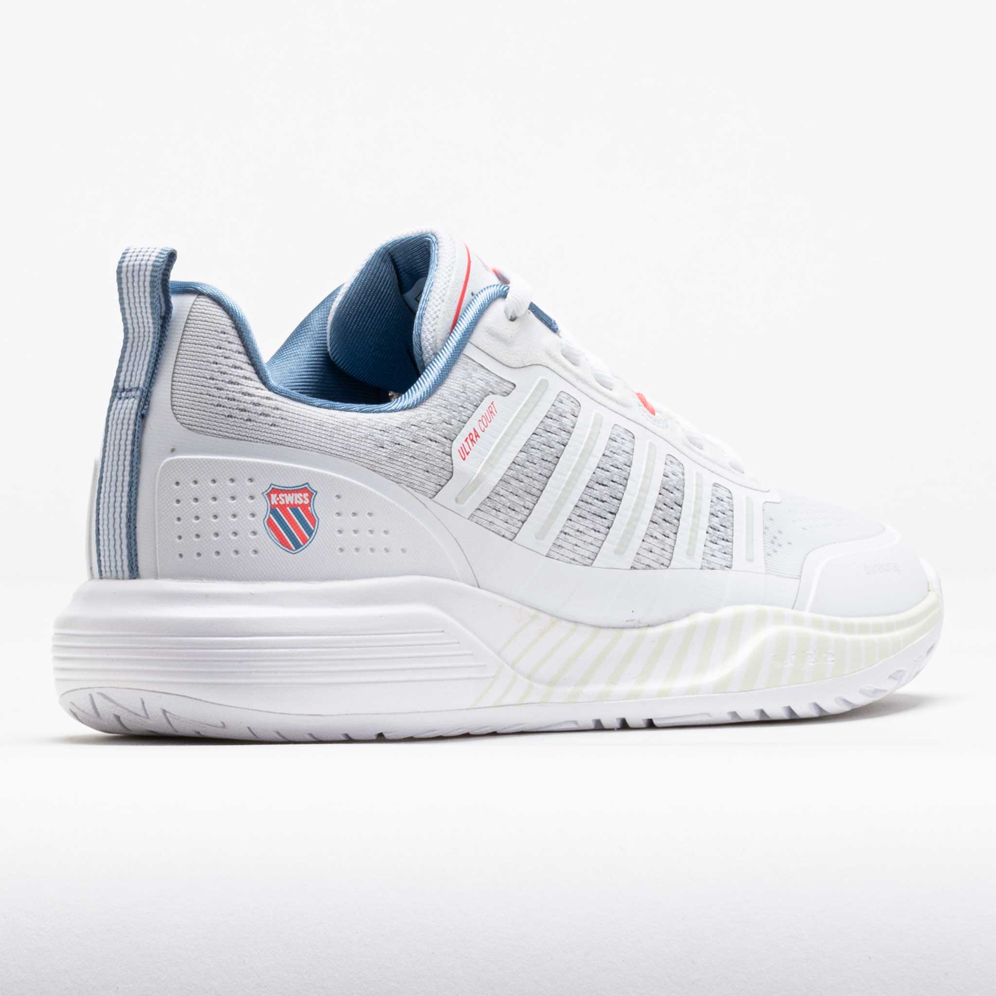 kaia1977 K-Swiss Ultra Court Women's White/Faded Denim/Dubarry – Holabird