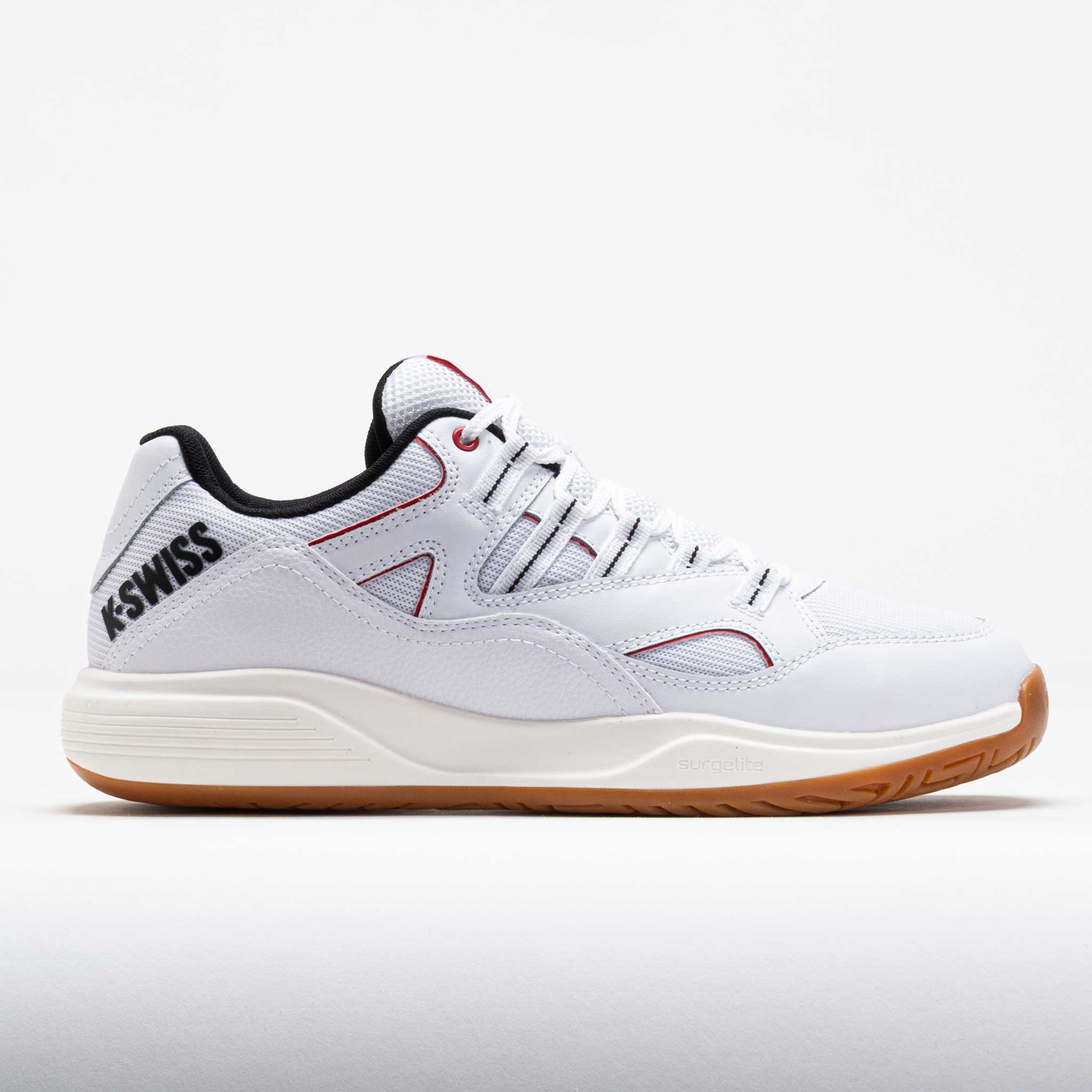 K-Swiss Tura Team Men's White/Black/Mars Red