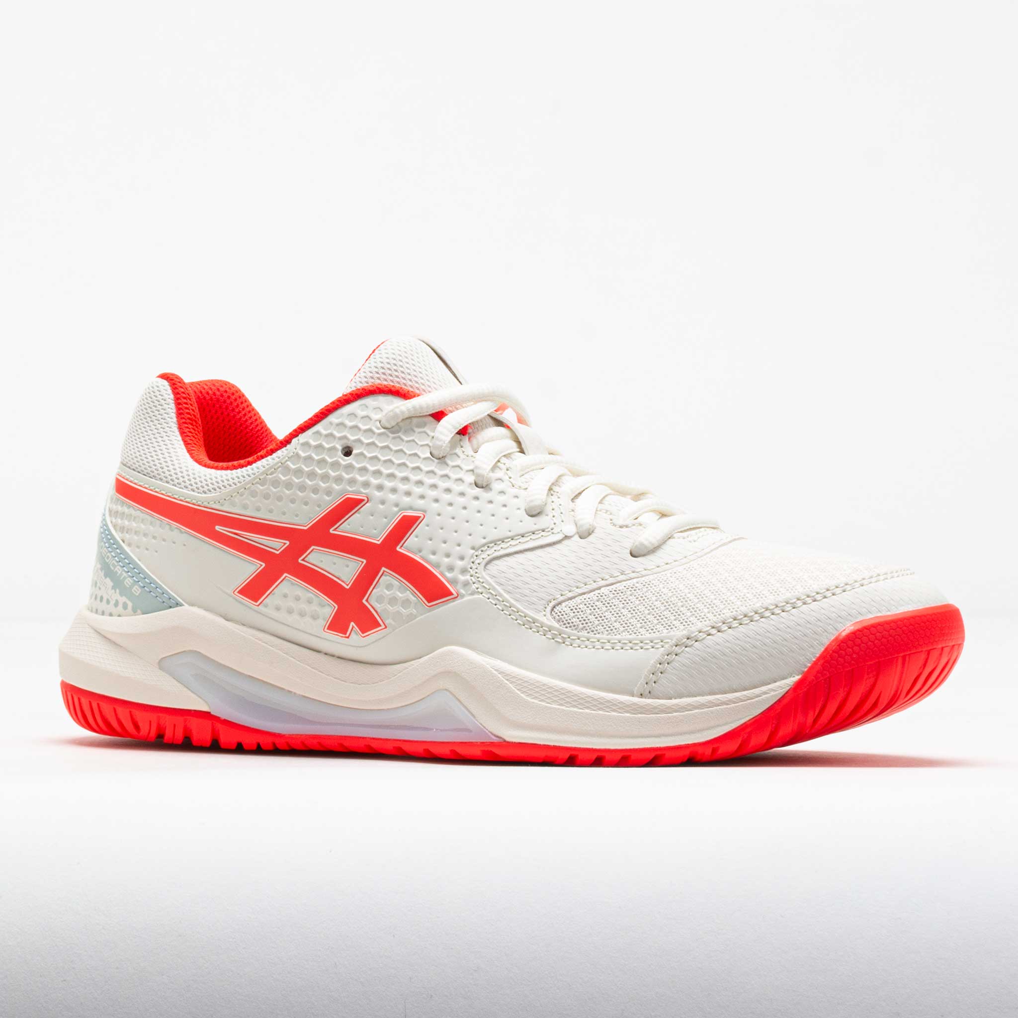 ASICS GEL-Dedicate 8 Women's Cream/Flash Red – Holabird Sports