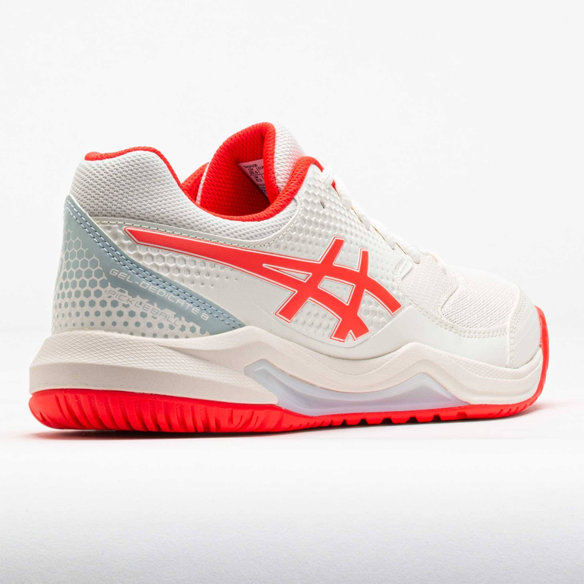 ASICS GEL-Dedicate 8 Women's Cream/Flash Red – Holabird Sports
