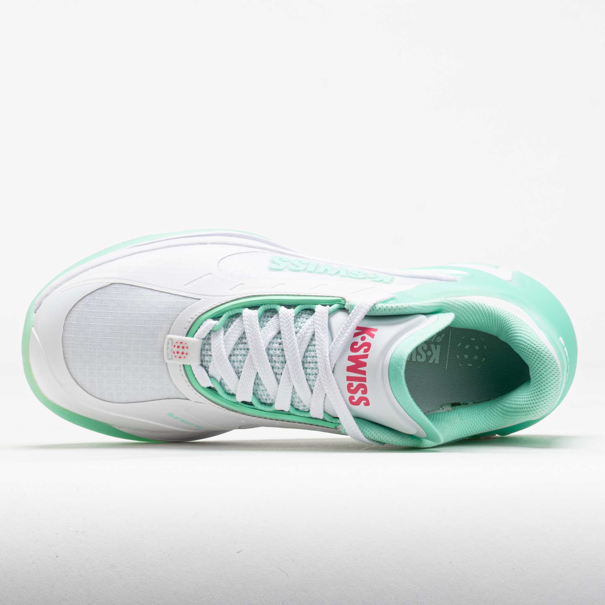K-Swiss K-Frame Pickleball Women's White/Neon Mint/Hot Neon Pink