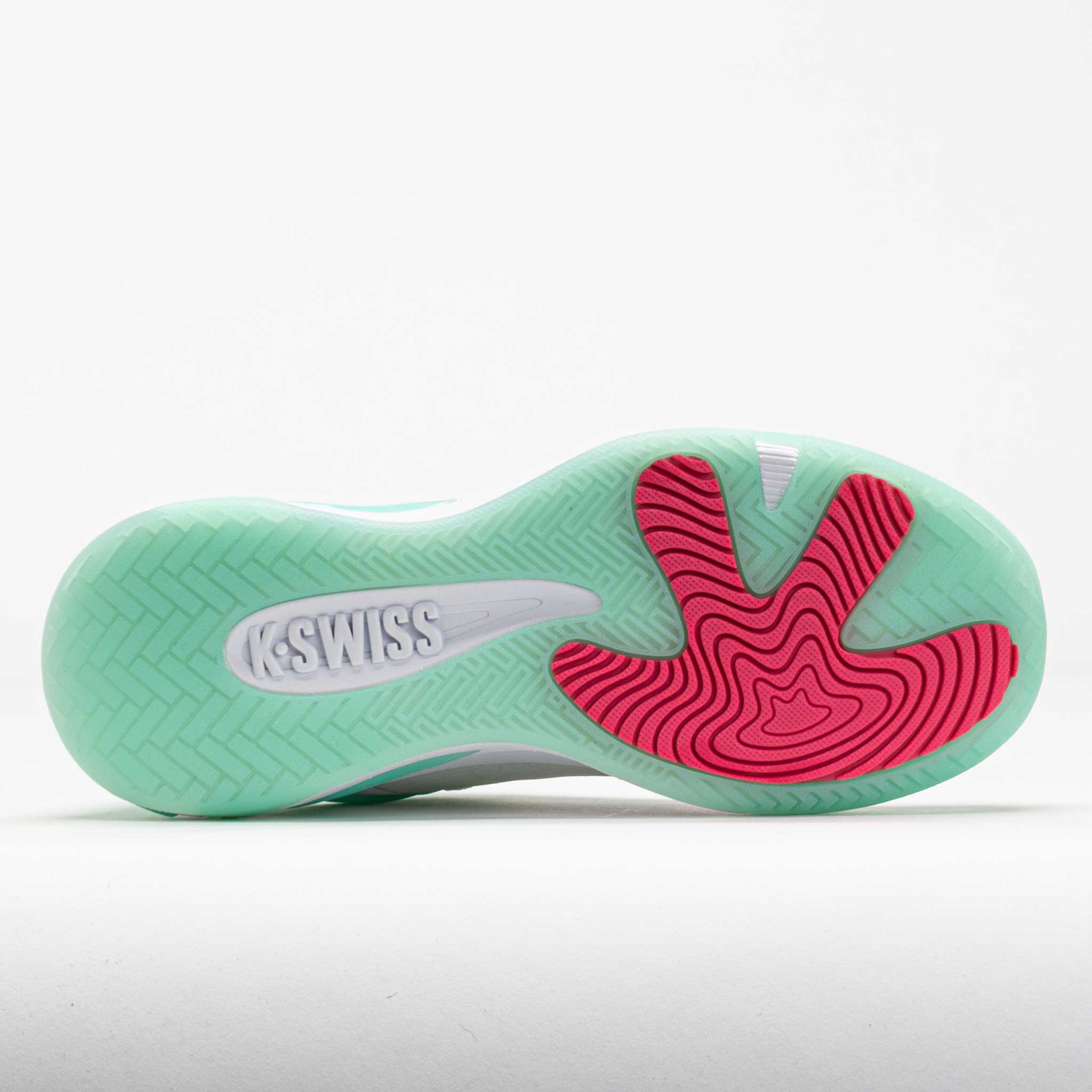 K-Swiss K-Frame Pickleball Women's White/Neon Mint/Hot Neon Pink