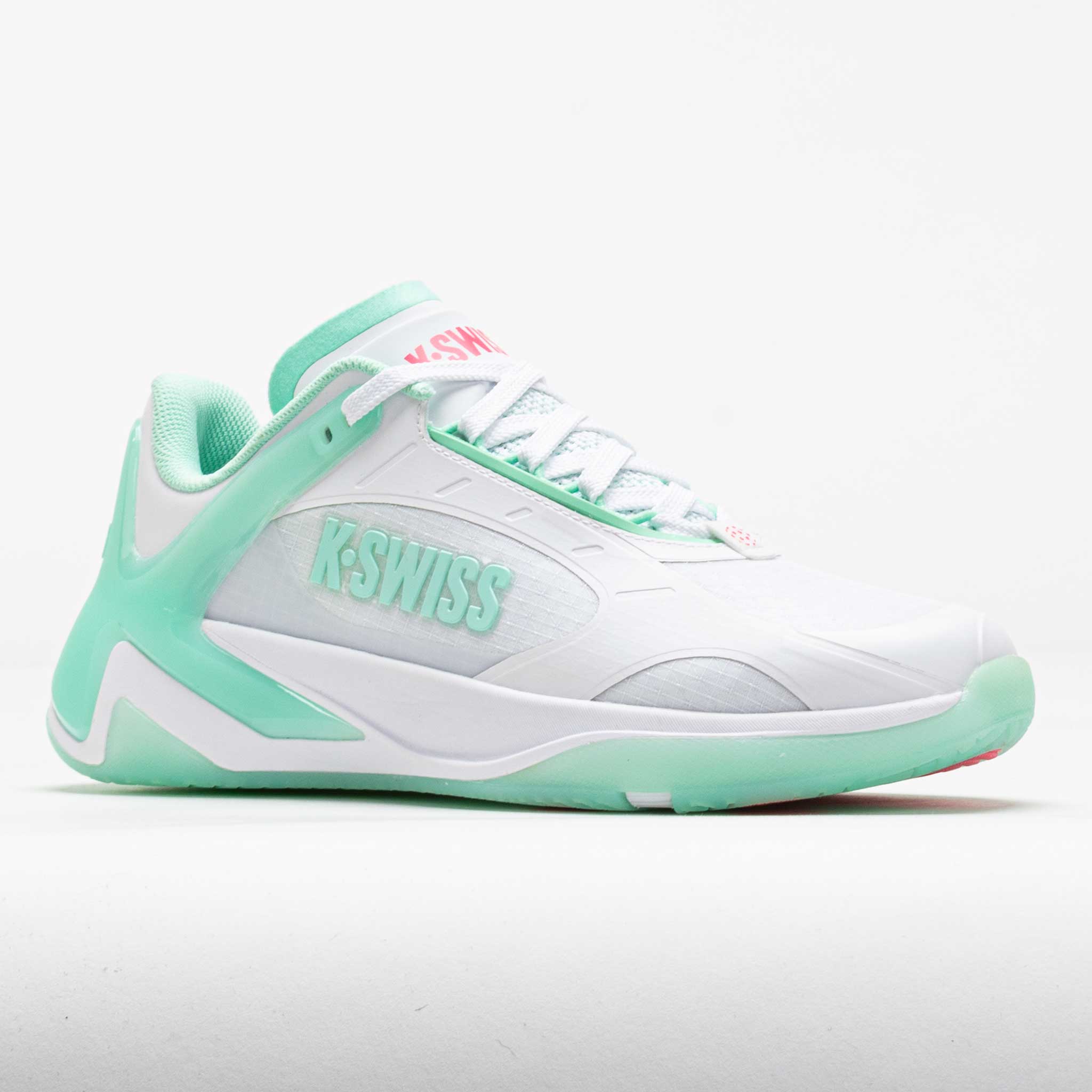 K-Swiss K-Frame Pickleball Women's White/Neon Mint/Hot Neon Pink