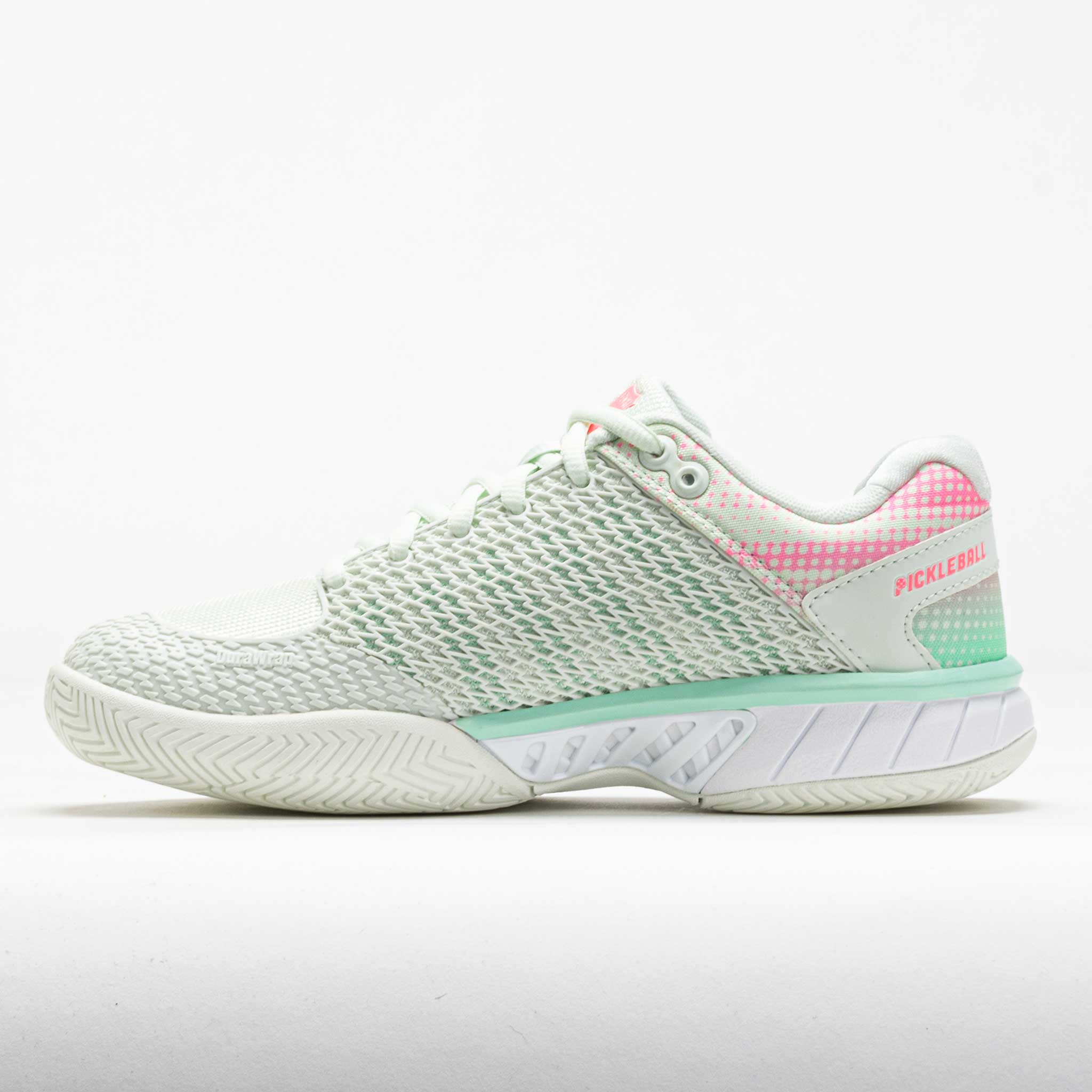 K-Swiss Express Light Pickleball Women's Ice/Honeydew/Neon Pastel Pink
