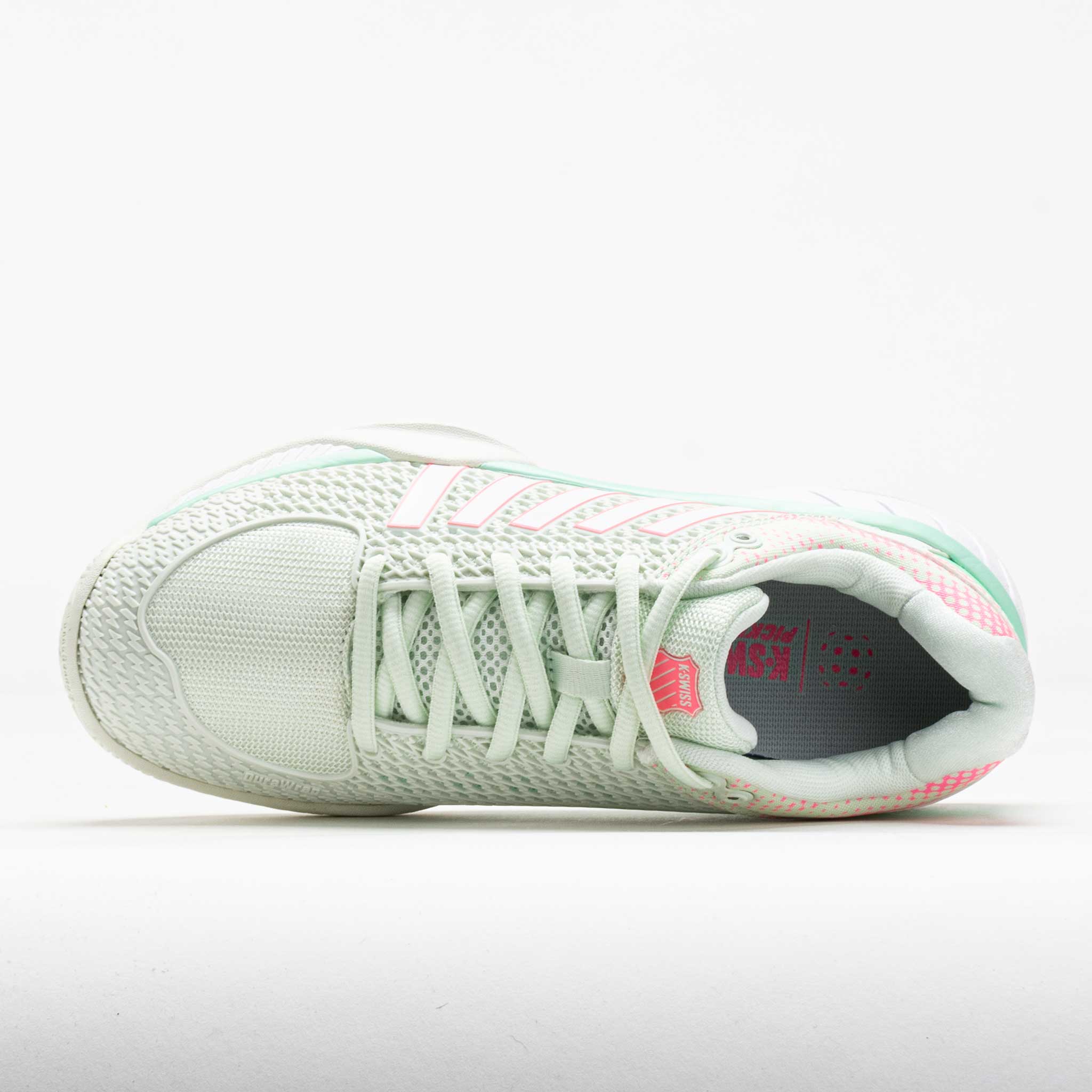K-Swiss Express Light Pickleball Women's Ice/Honeydew/Neon Pastel Pink