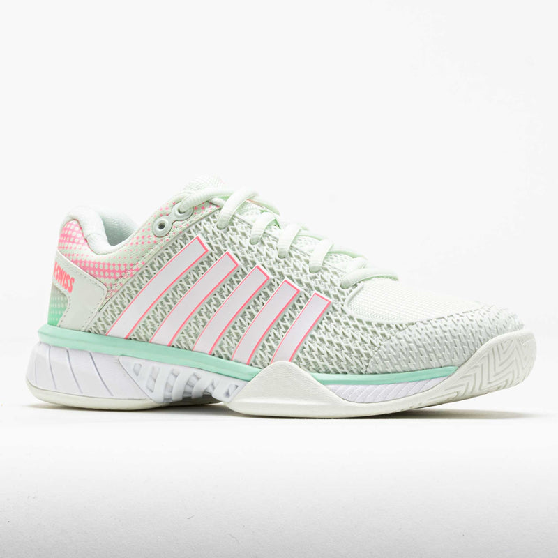 K-Swiss Express Light Pickleball Women's Ice/Honeydew/Neon Pastel Pink