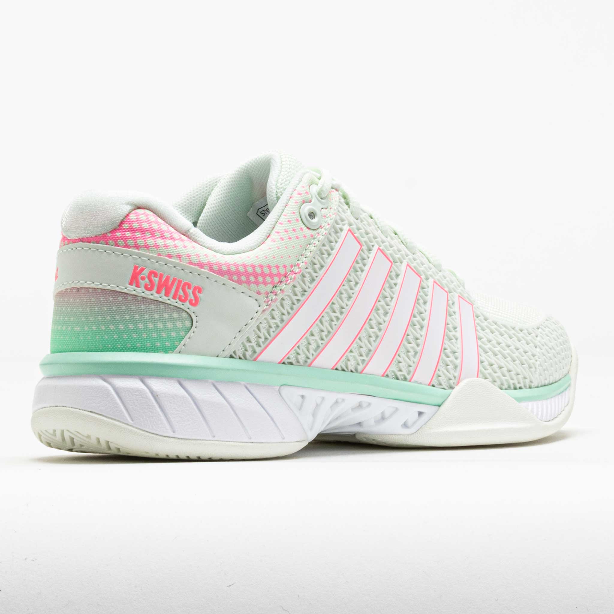 K-Swiss Express Light Pickleball Women's Ice/Honeydew/Neon Pastel Pink