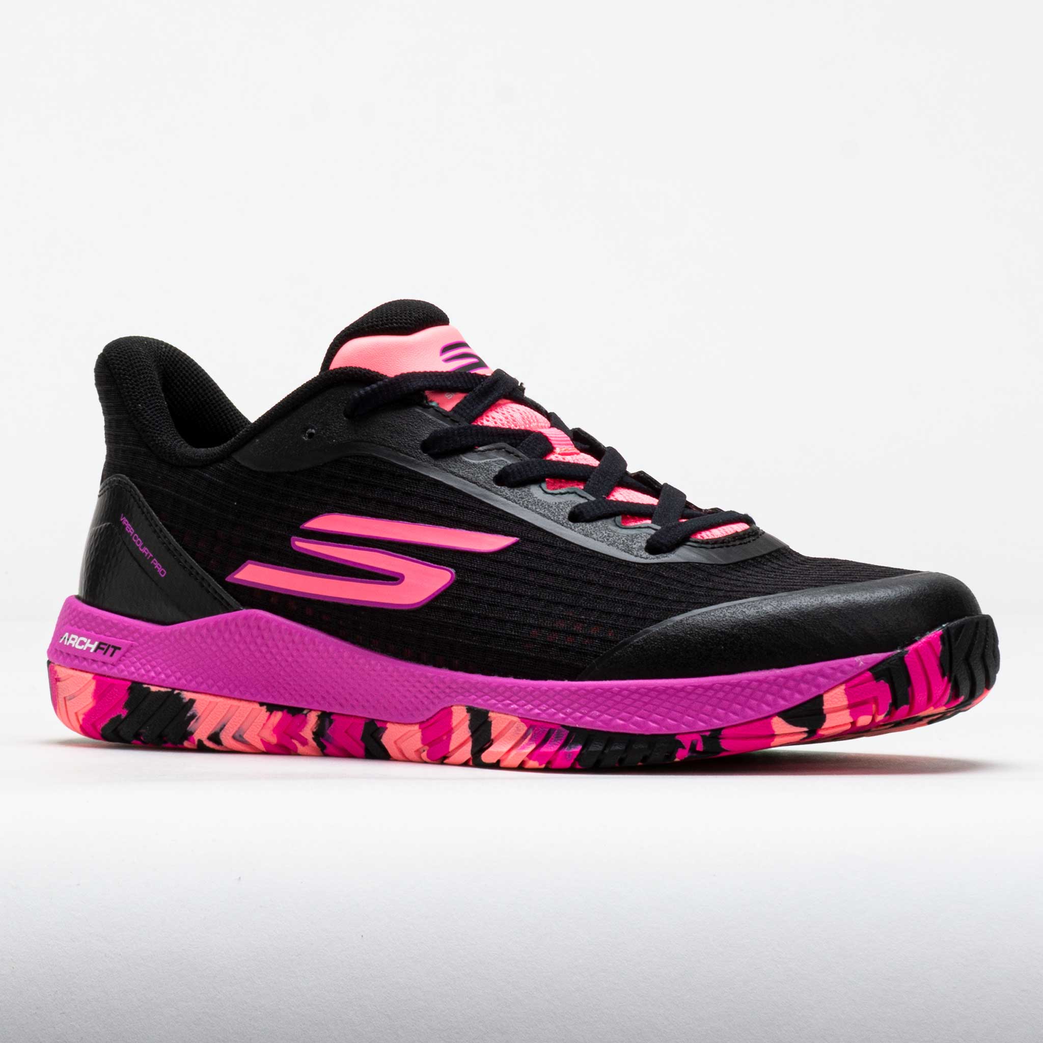 Skechers Viper Court Pro Women's Black/Hot Pink – Holabird Sports