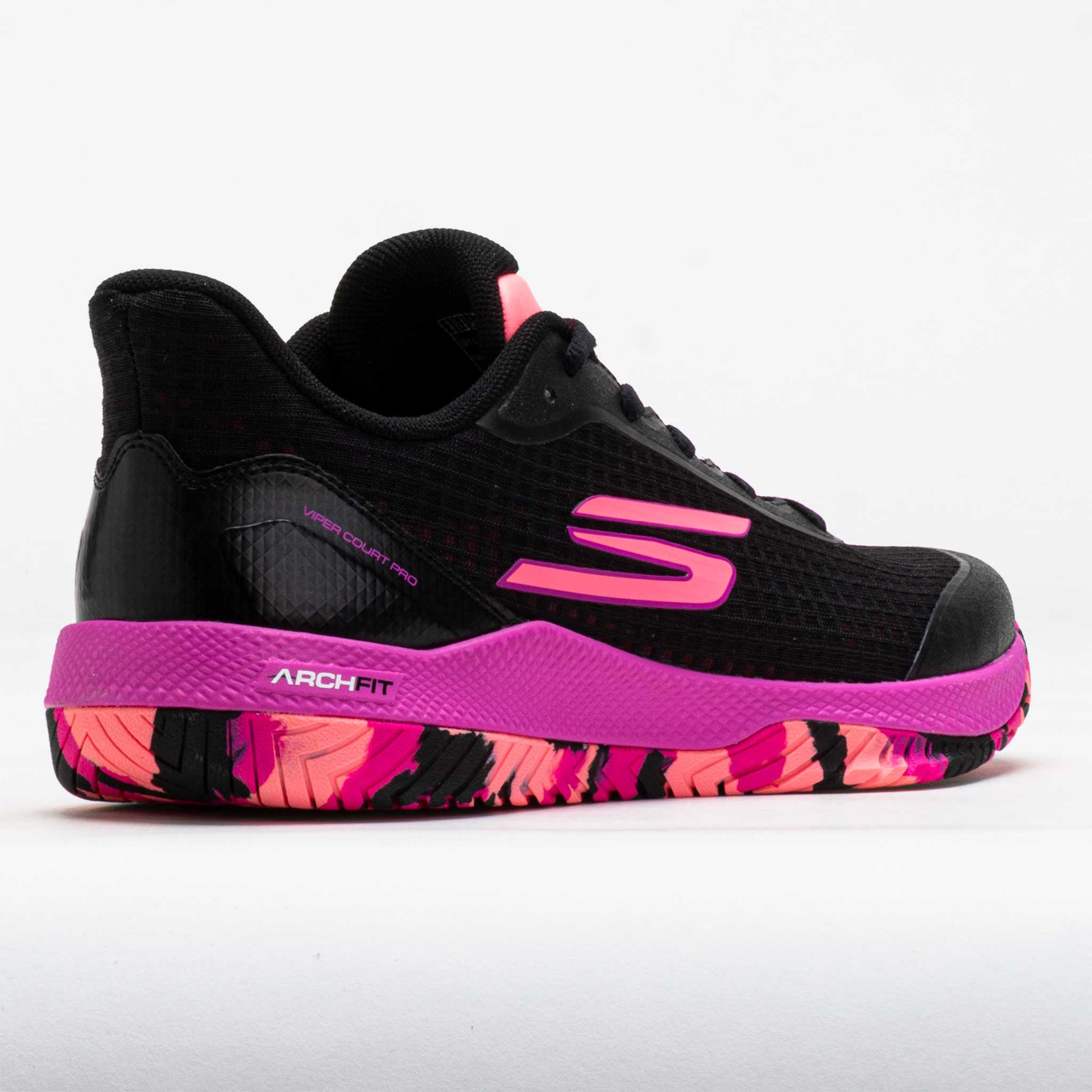 Skechers Viper Court Pro Women's Black/Hot Pink – Holabird Sports