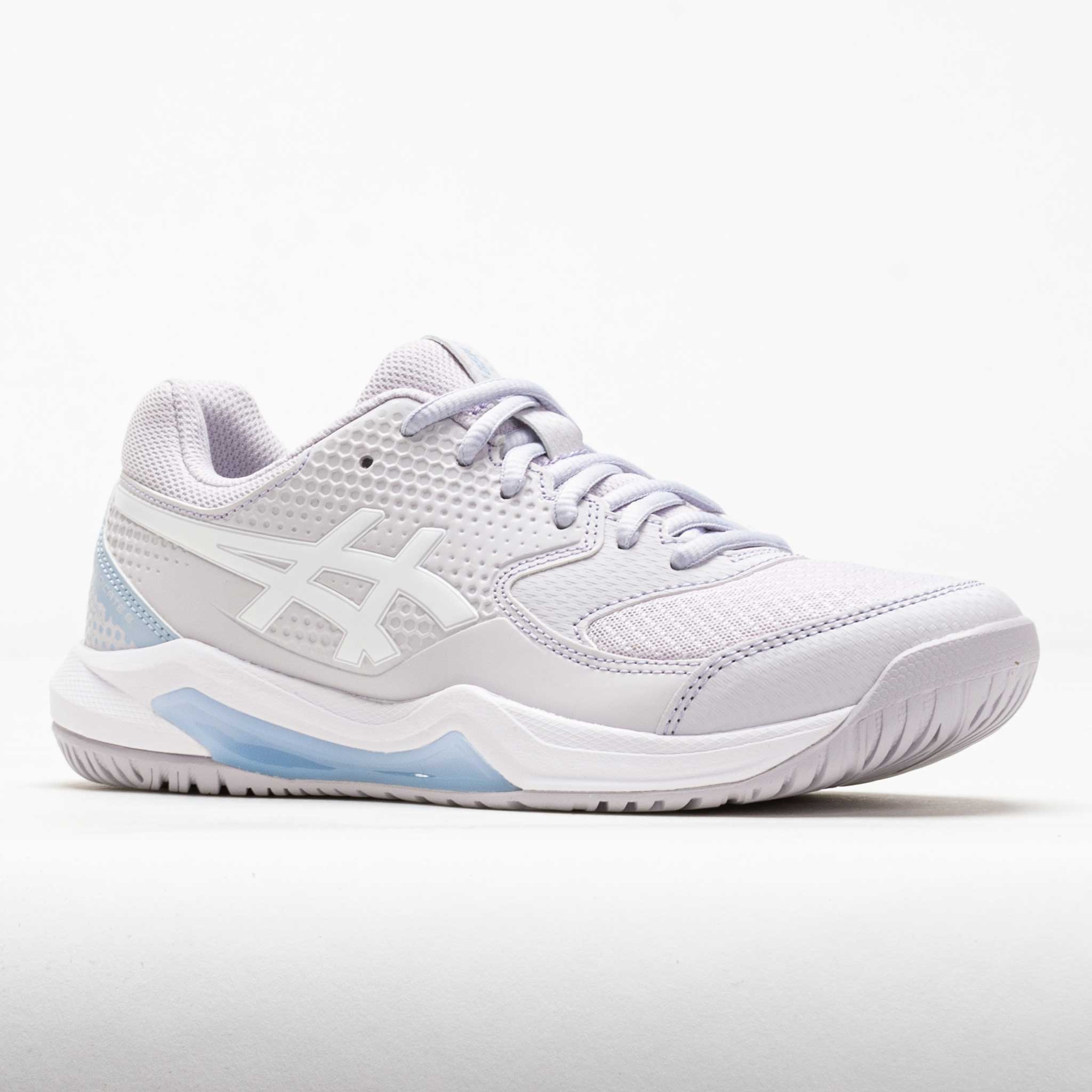 .. A ..¨̮　1011 ASICS GEL-Dedicate 8 Women's Lilac Hint/White – Holabird Sports