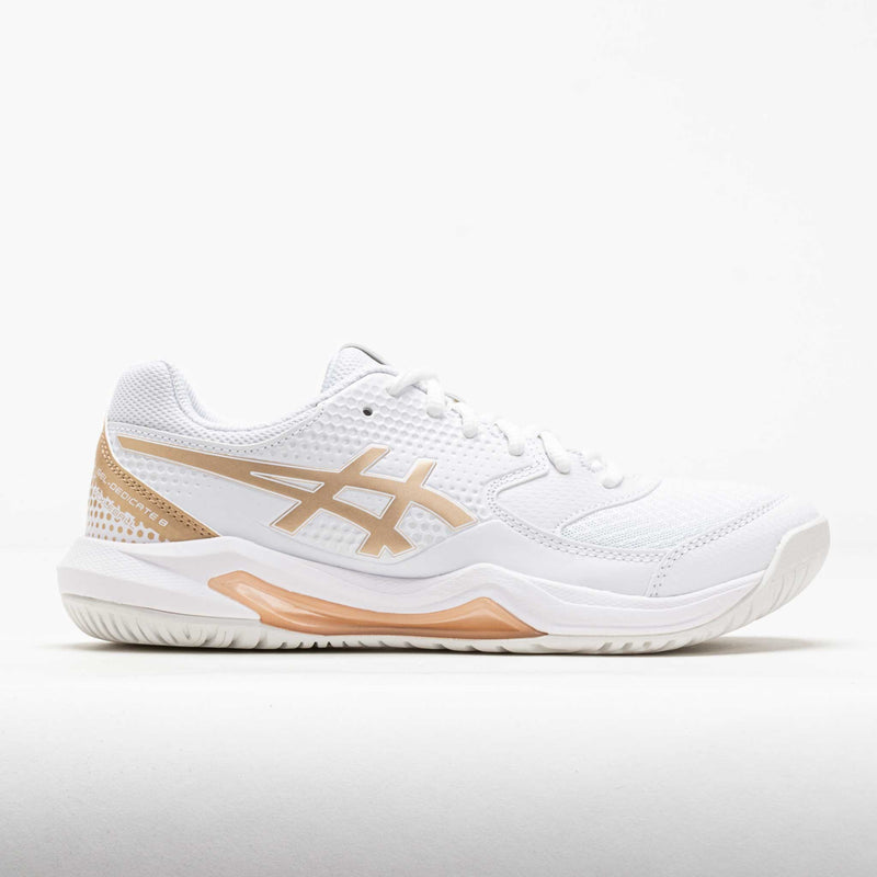 ASICS GEL-Dedicate 8 Women's White/Champagne – Holabird Sports