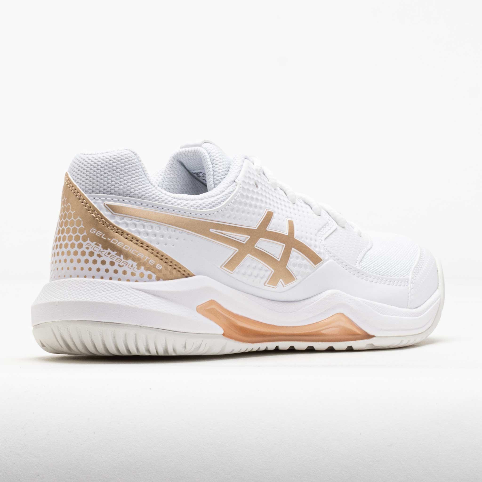 ASICS GEL-Dedicate 8 Women's White/Champagne – Holabird Sports