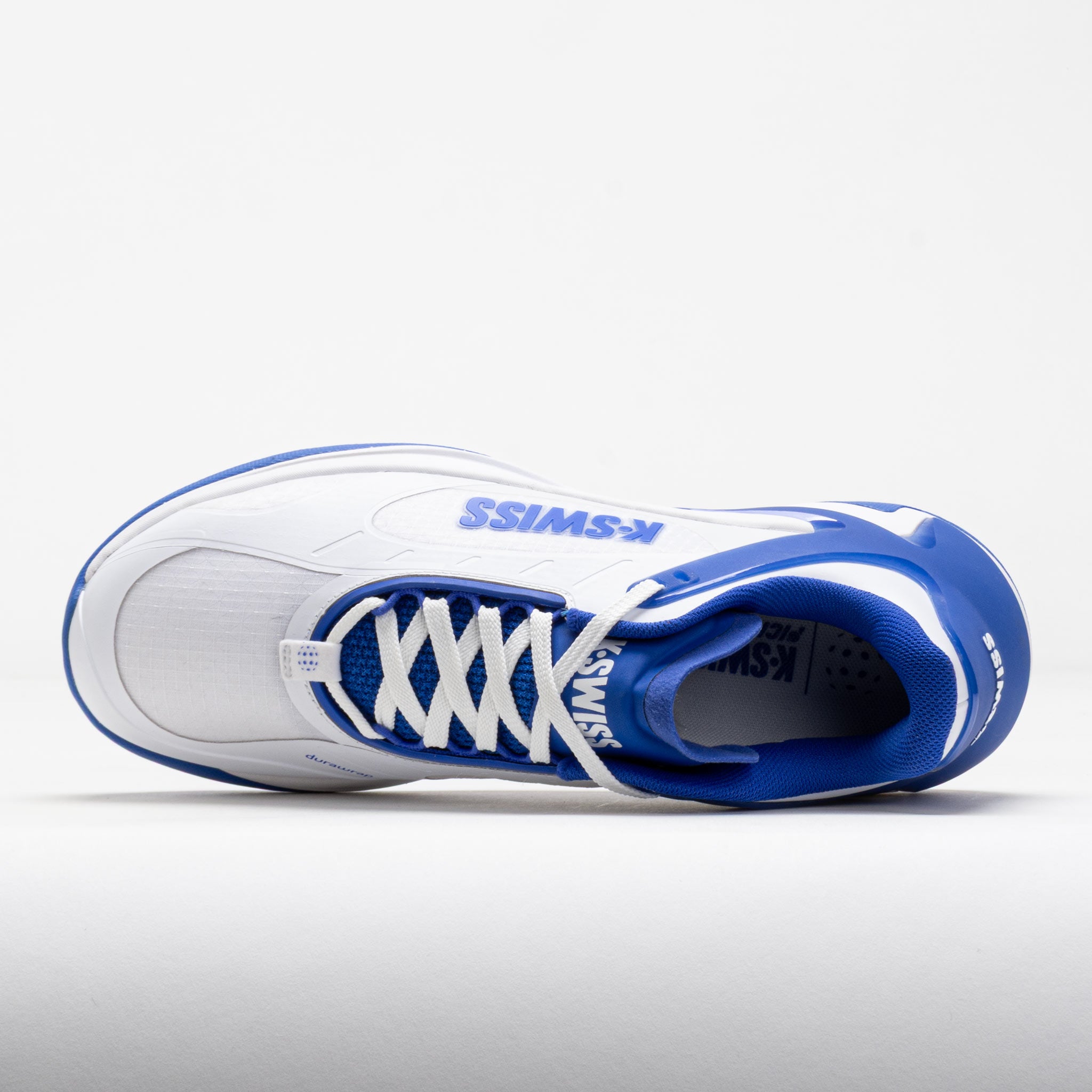 K-Swiss K-Frame Men's White/Dazzling Blue – Holabird Sports