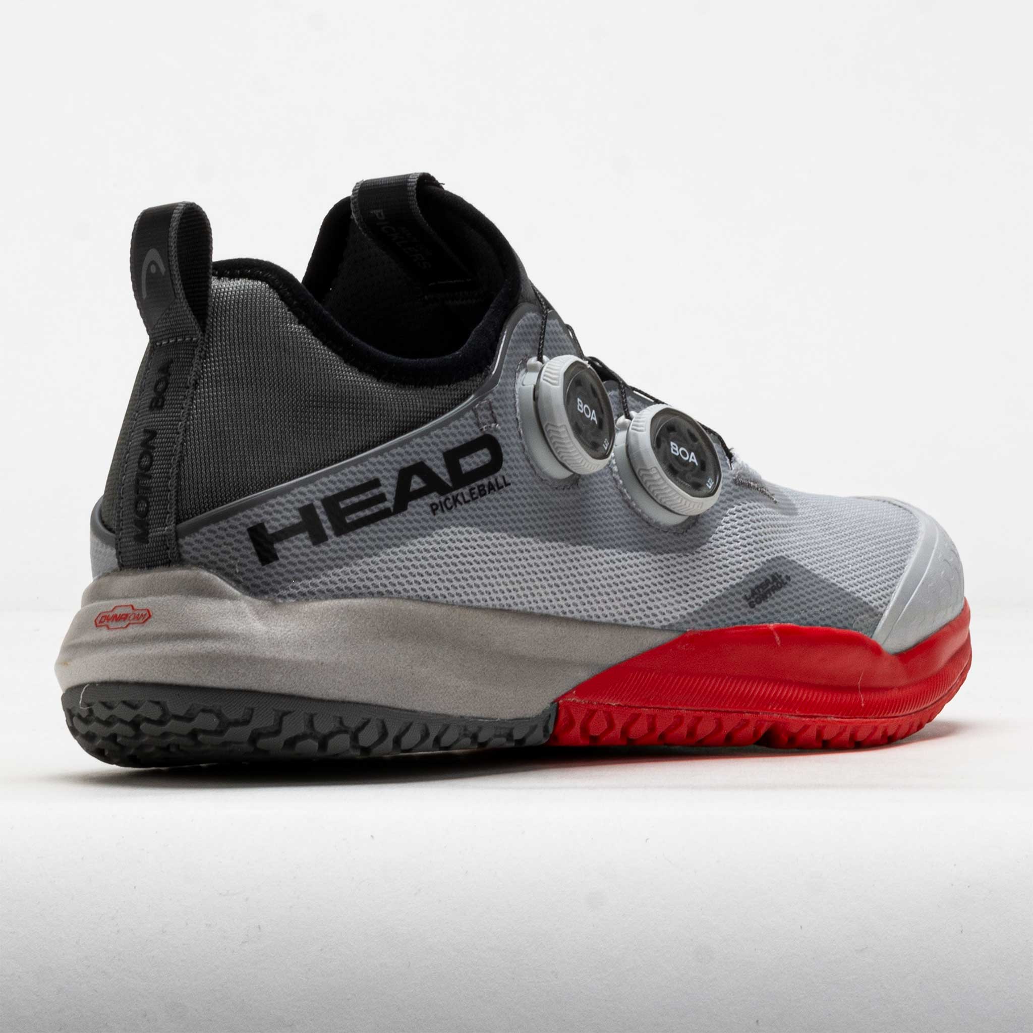 HEAD Motion Pro BOA Pickleball Men's Light Grey/Red