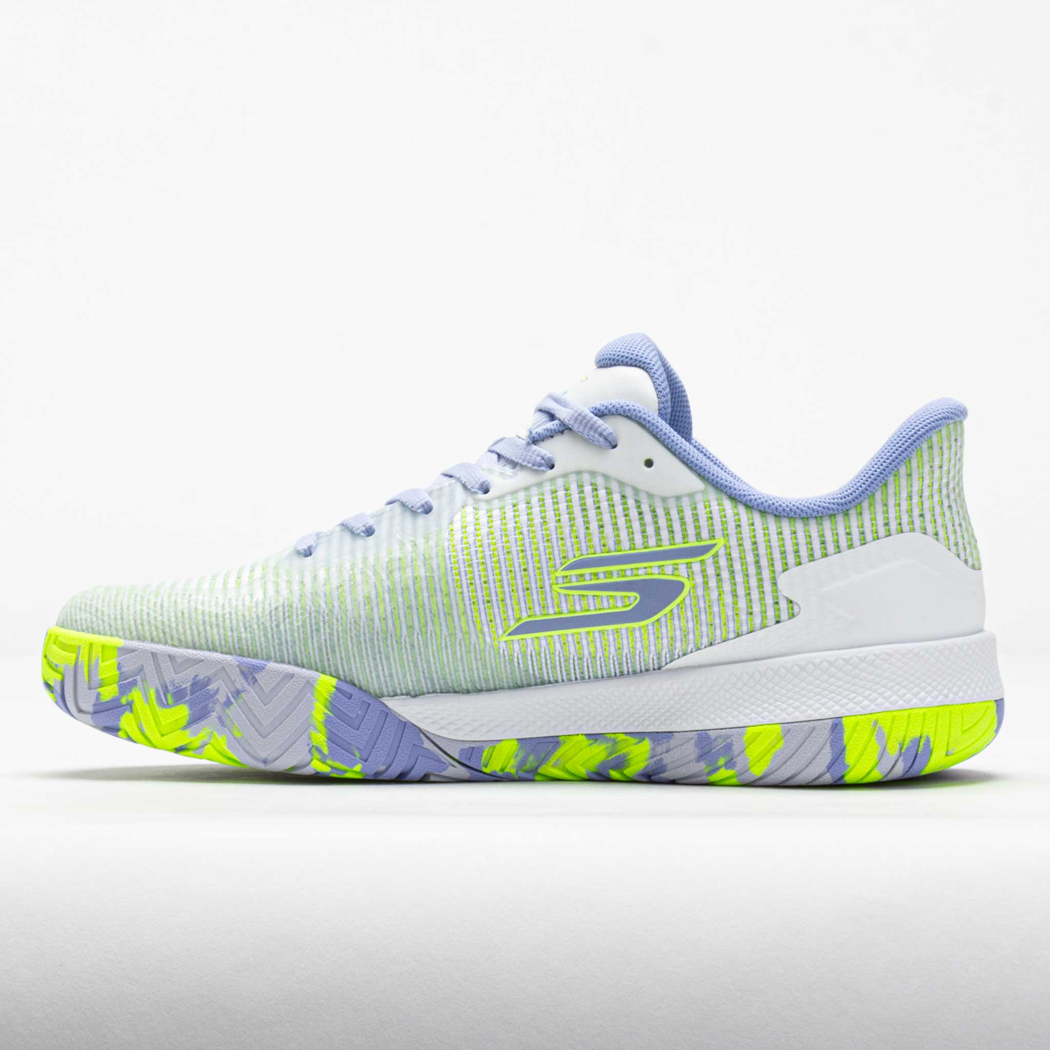 Skechers メッシュスニーカー グレー/ホワイト/ブルー/イエロー Skechers Viper Court Pro 2.0 Lime/Lavender Women's Shoe | Fast