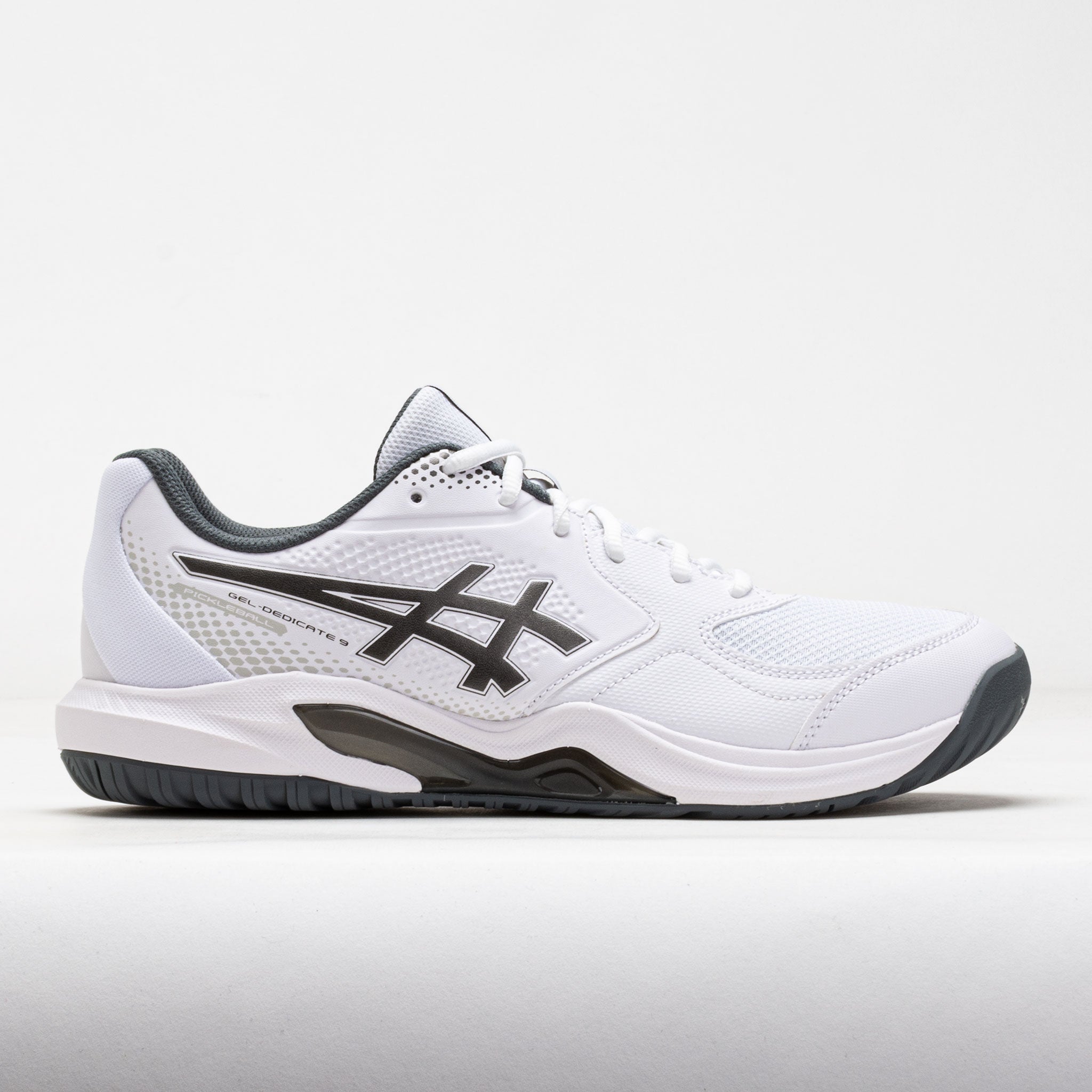 ASICS GEL-Dedicate 9 Men's White/Gunmetal – Holabird Sports