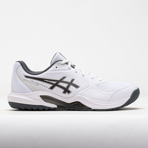 ASICS GEL-Dedicate 9 Men's White/Gunmetal – Holabird Sports