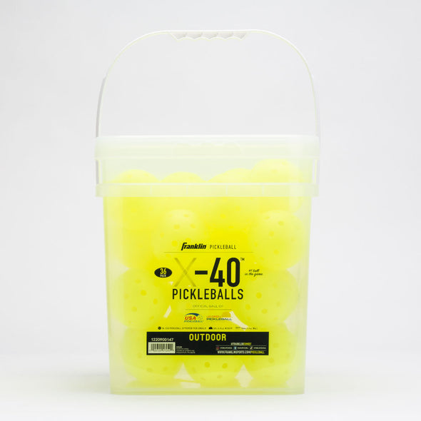 Franklin X-40 Outdoor Pickleball 36 Pack Bucket