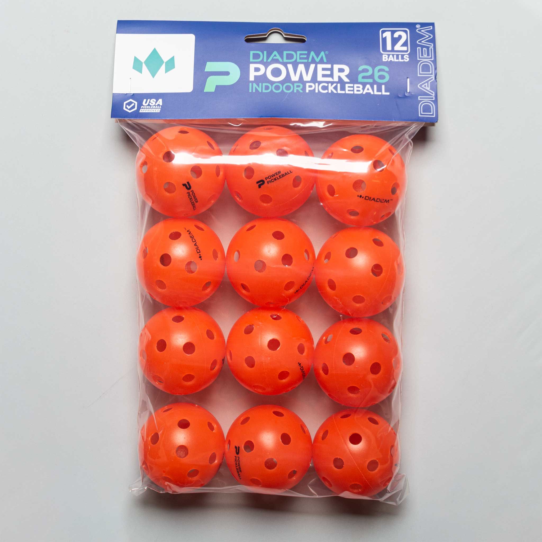 Diadem Official Pickleball Indoor Ball 12 Pack