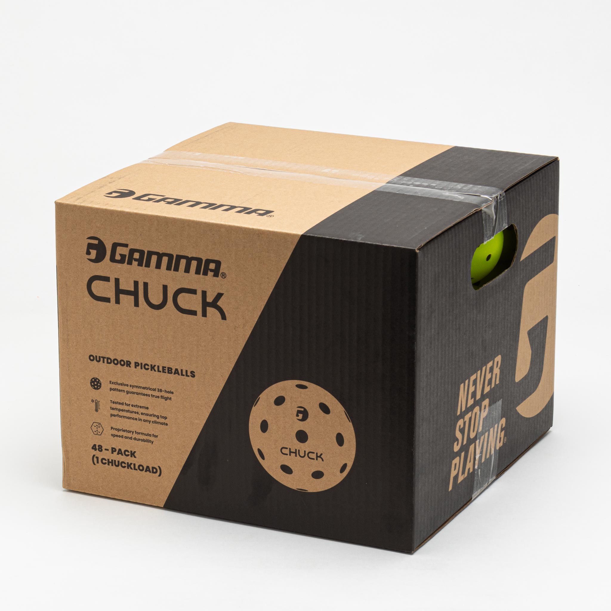 Gamma Chuck Outdoor Pickleballs 48 Pack