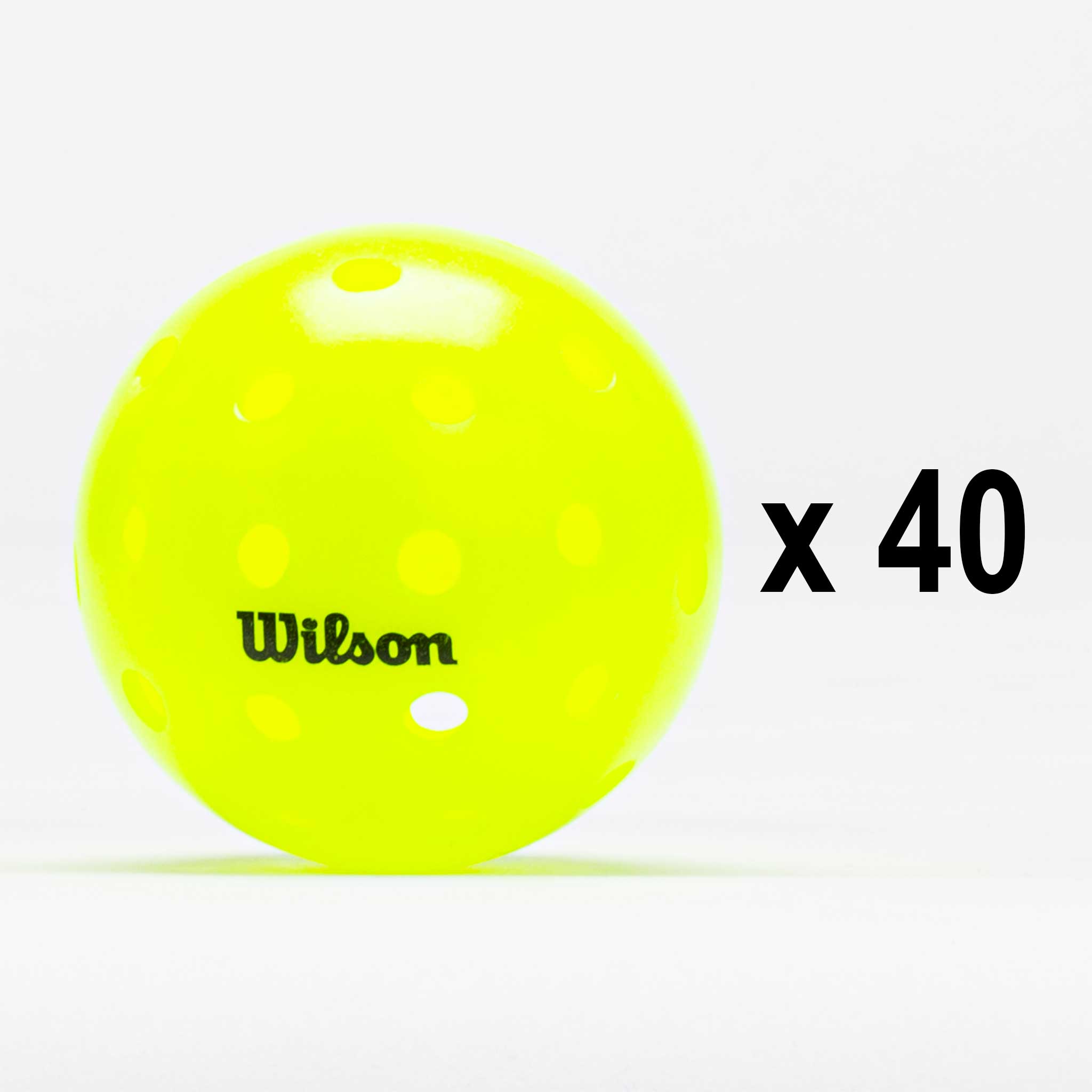Wilson Max 40 Outdoor Pickleball 48 Balls