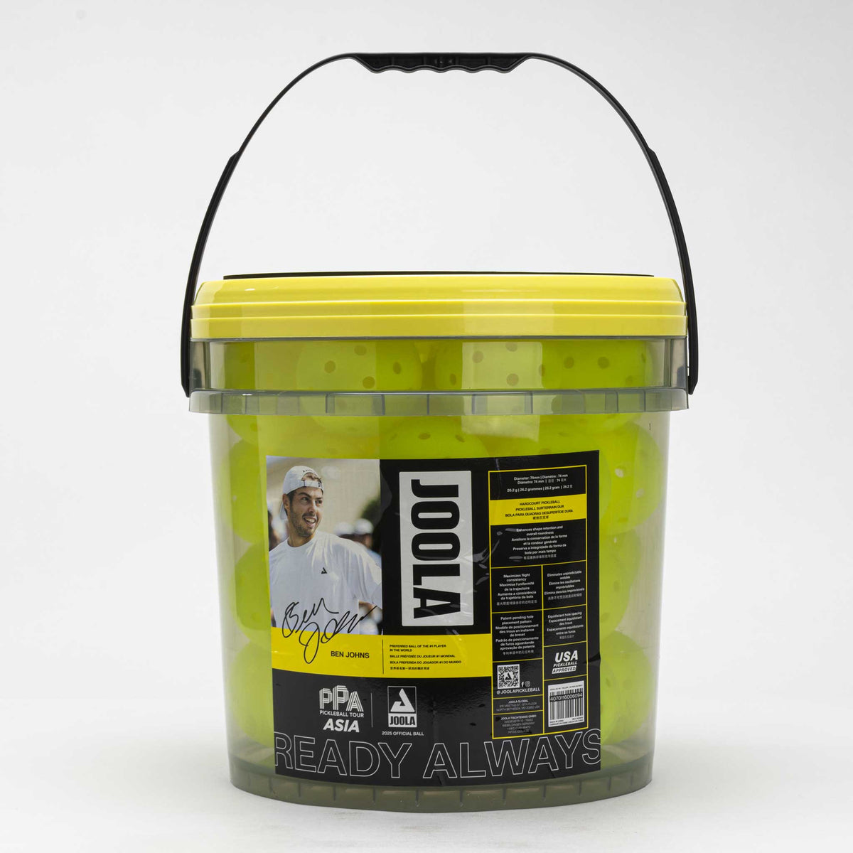JOOLA HC-40 Pickleball 40 Pack Bucket