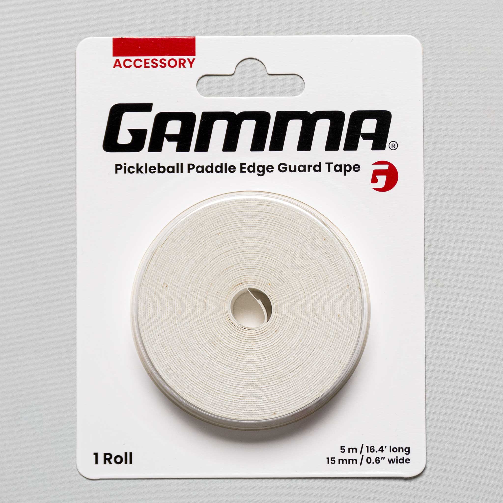 Gamma Pickleball Paddle Edge Guard Tape 15mm Roll
