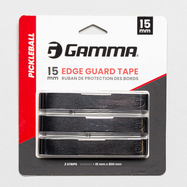 Gamma Pickleball Paddle Edge Guard Tape 15mm 3 Pack