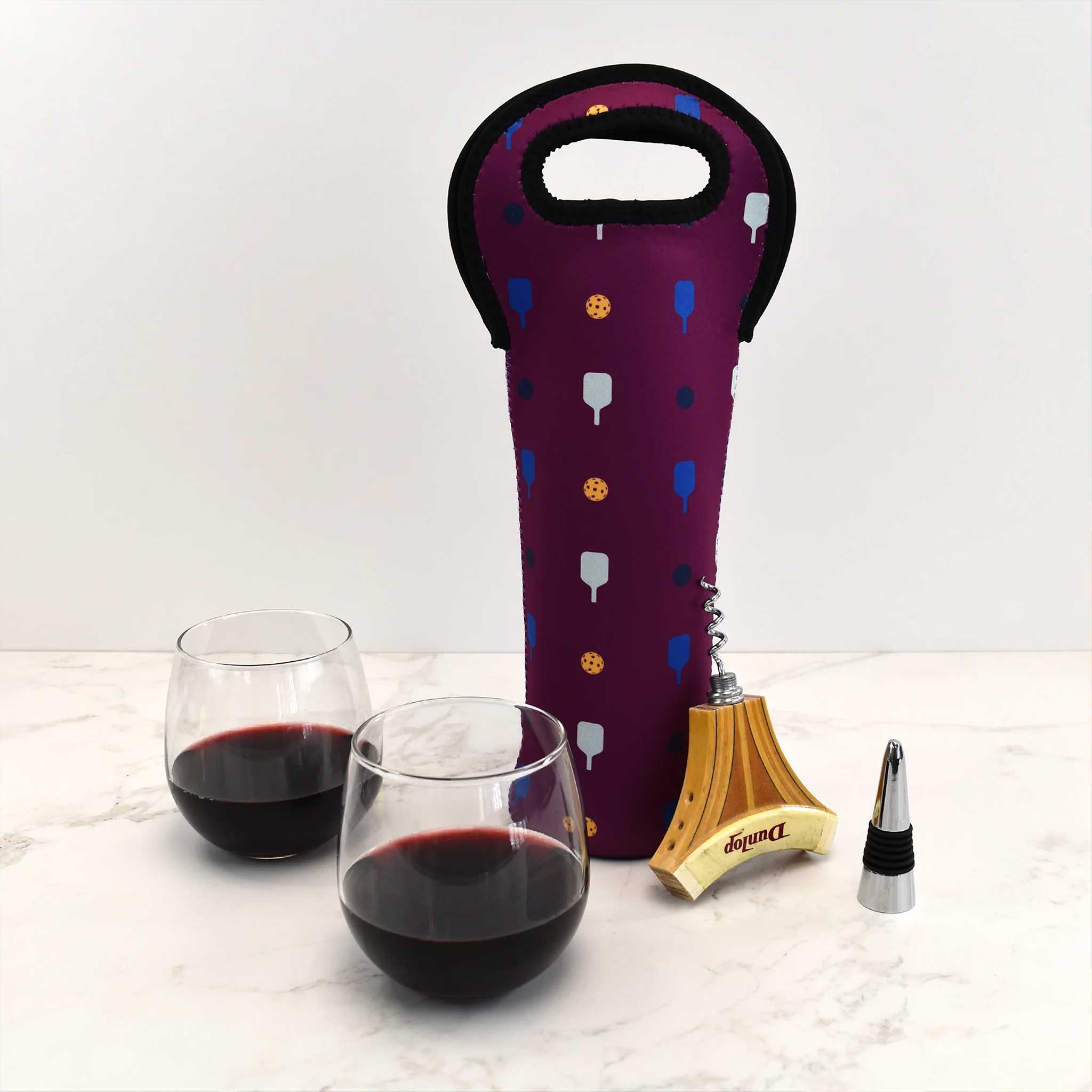 Racquet Inc Pickleball Wine Bottle Tote