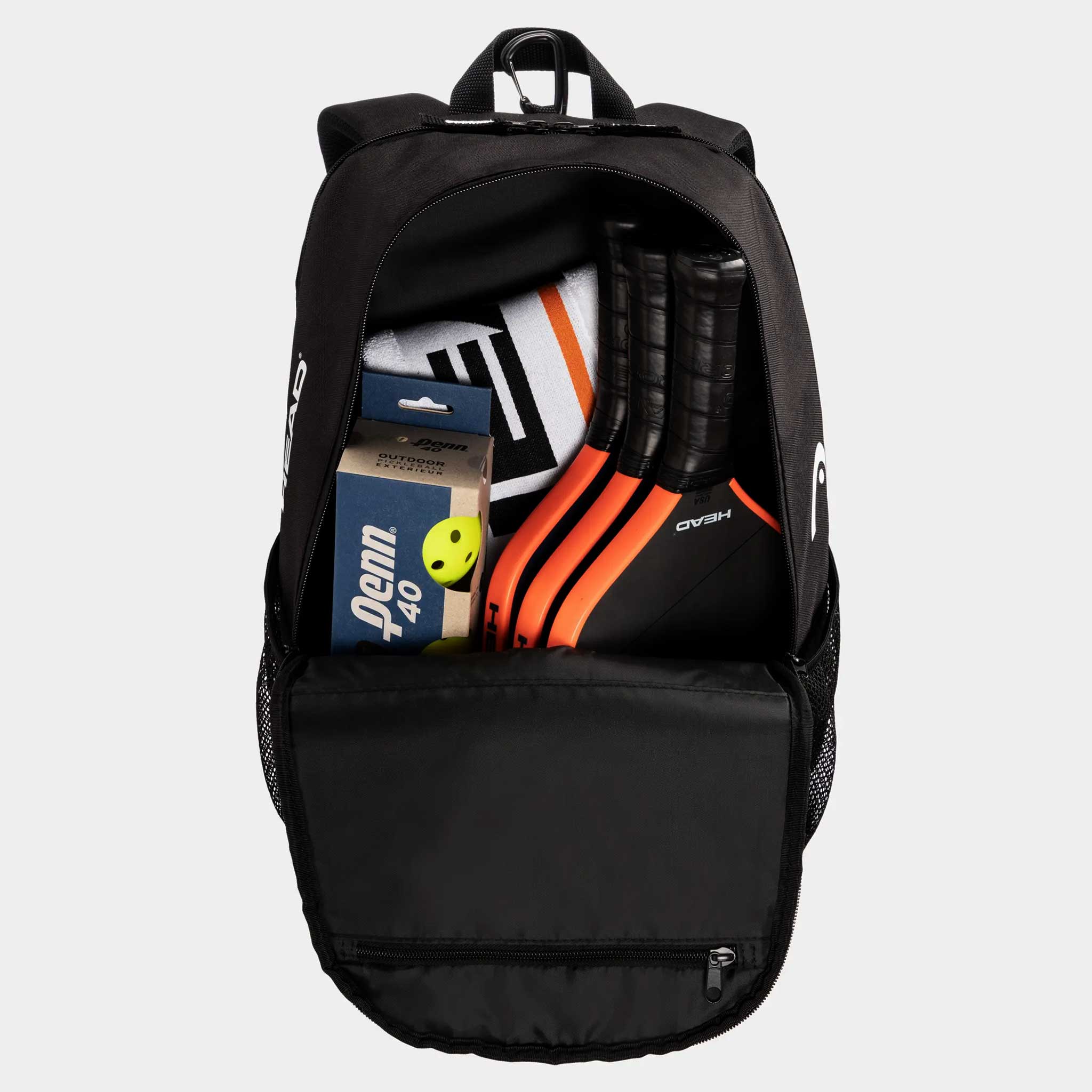 HEAD Pickleball Tour Backpack Bag 22L Black/White