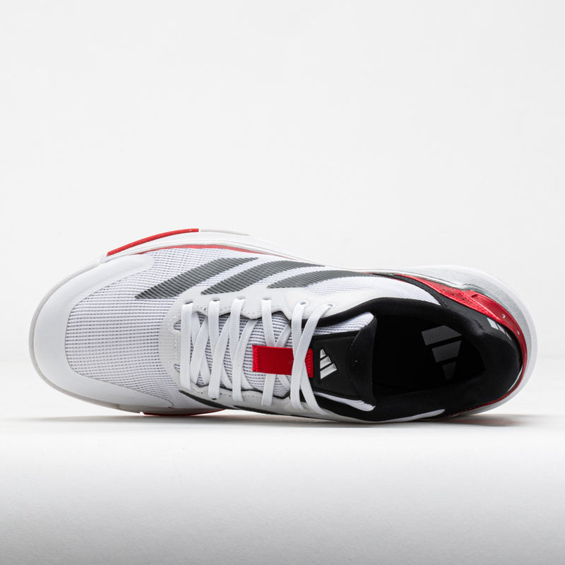 adidas CrazyQuick LS Men's White/Core Black/Lucid Red