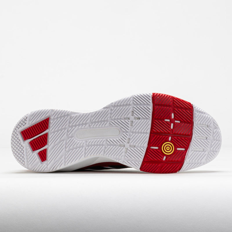adidas CrazyQuick LS Men's White/Core Black/Lucid Red
