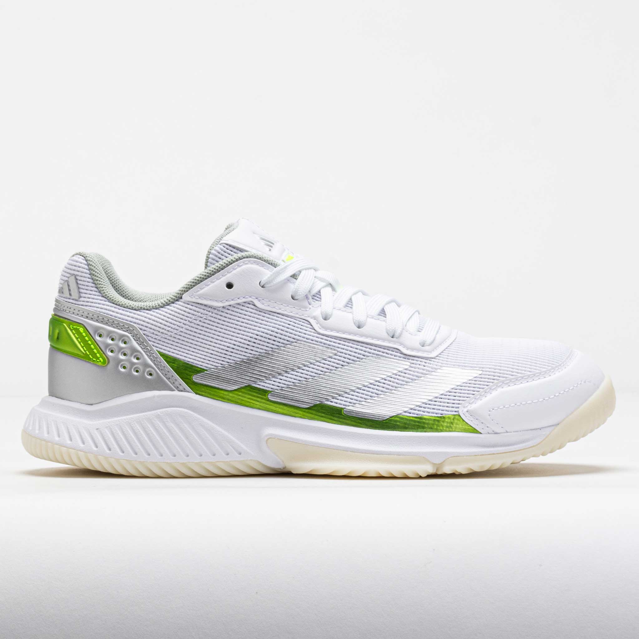 adidas CourtQuick Women's White/Silver Metallic/Lucid Lemon