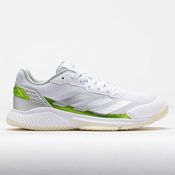 adidas CourtQuick Women's White/Silver Metallic/Lucid Lemon