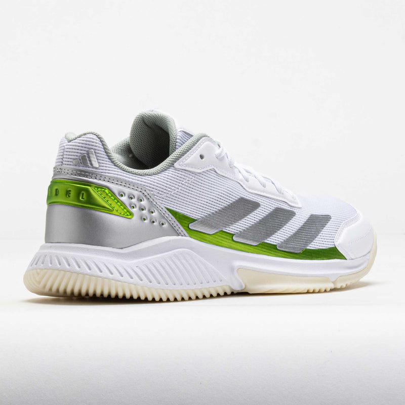 adidas CourtQuick Women's White/Silver Metallic/Lucid Lemon