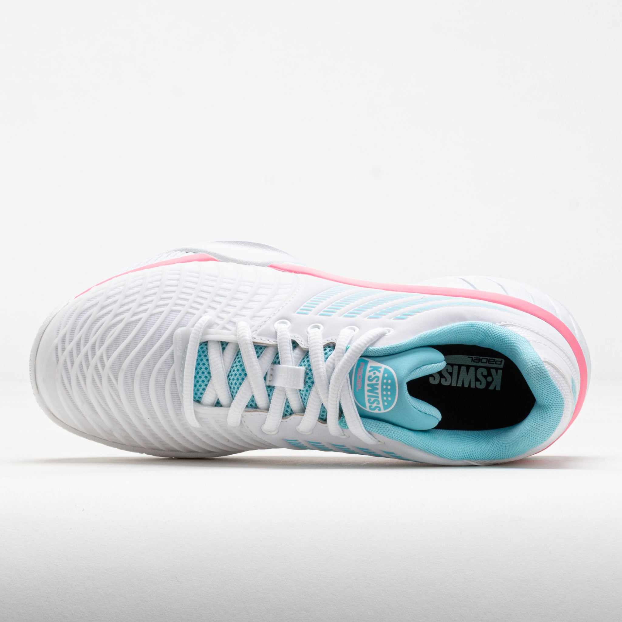 K-Swiss Express Light 3 Padel Women's White/SoftNeonBlue/NeonBubbleGum