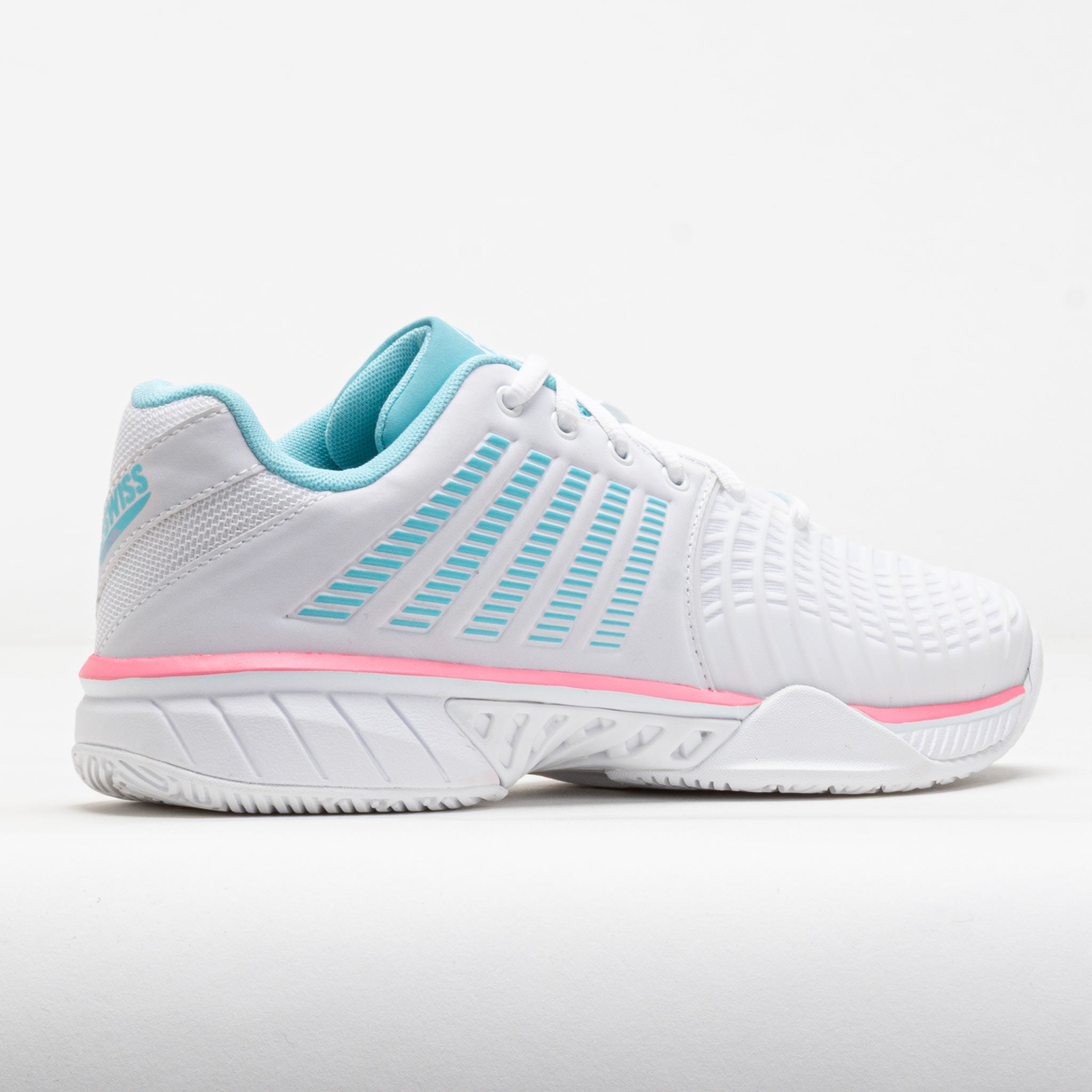 K-Swiss Express Light 3 Padel Women's White/SoftNeonBlue/NeonBubbleGum
