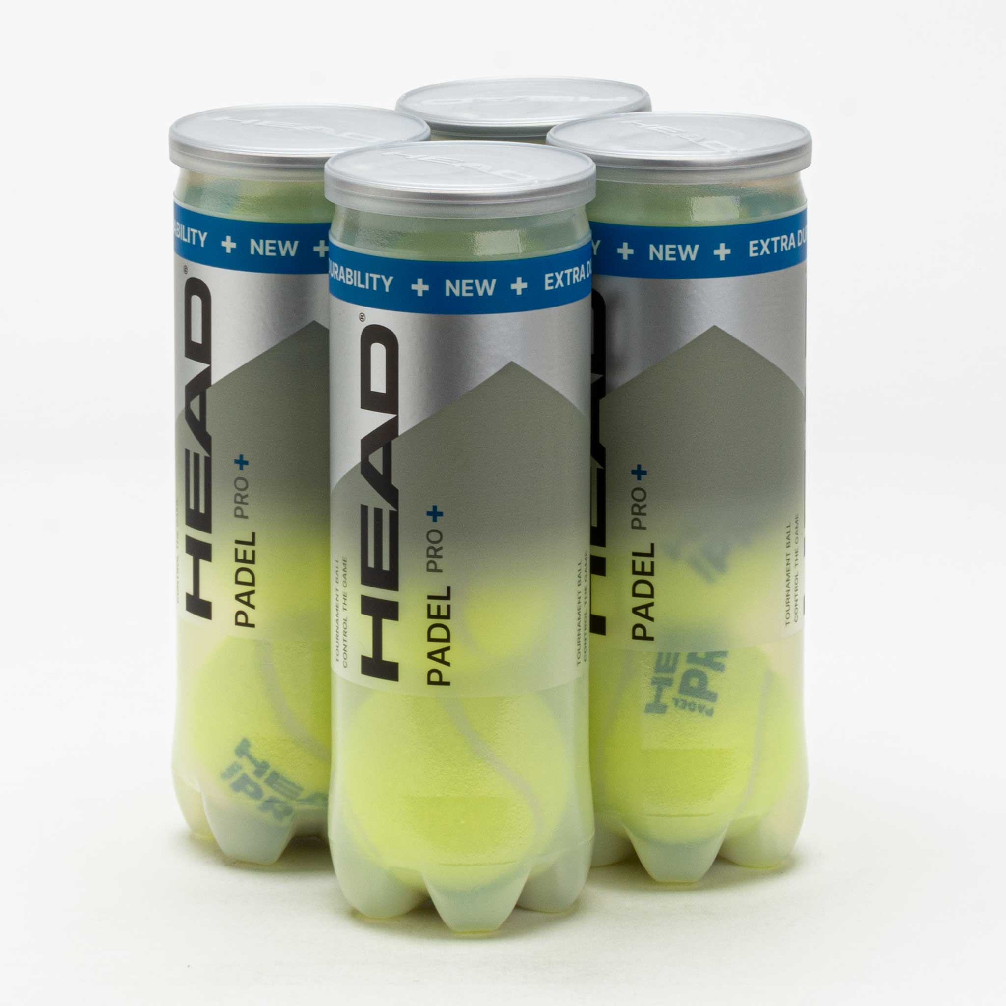 HEAD Padel Pro+ Balls 4 Cans