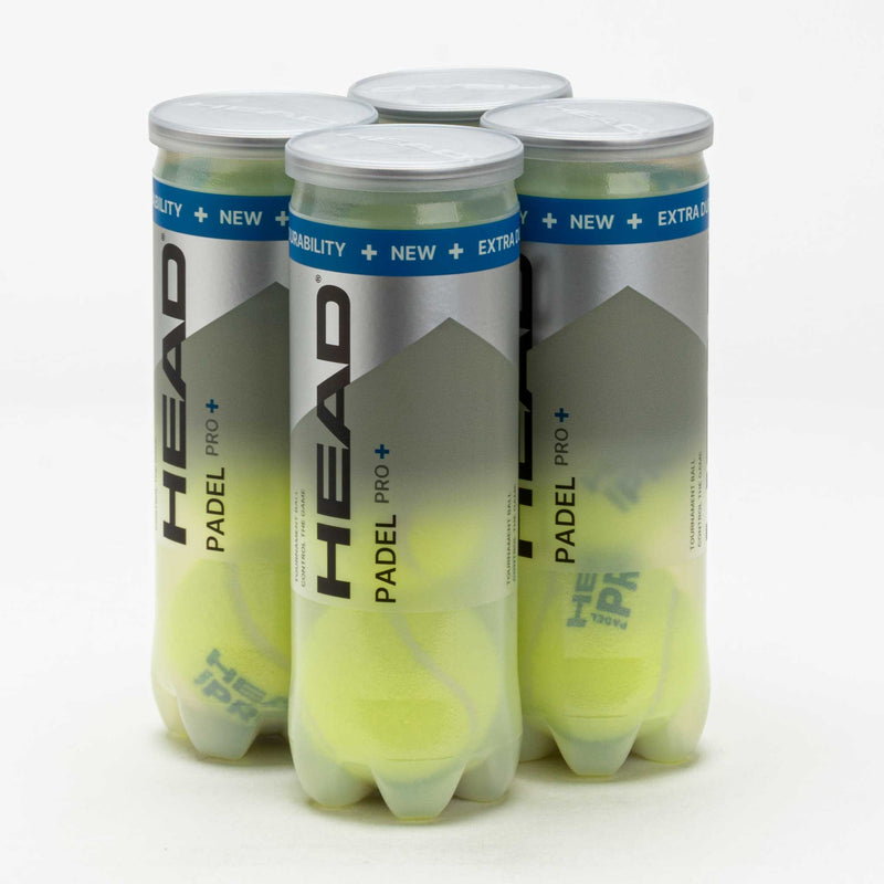 HEAD Padel Pro+ Balls 4 Cans