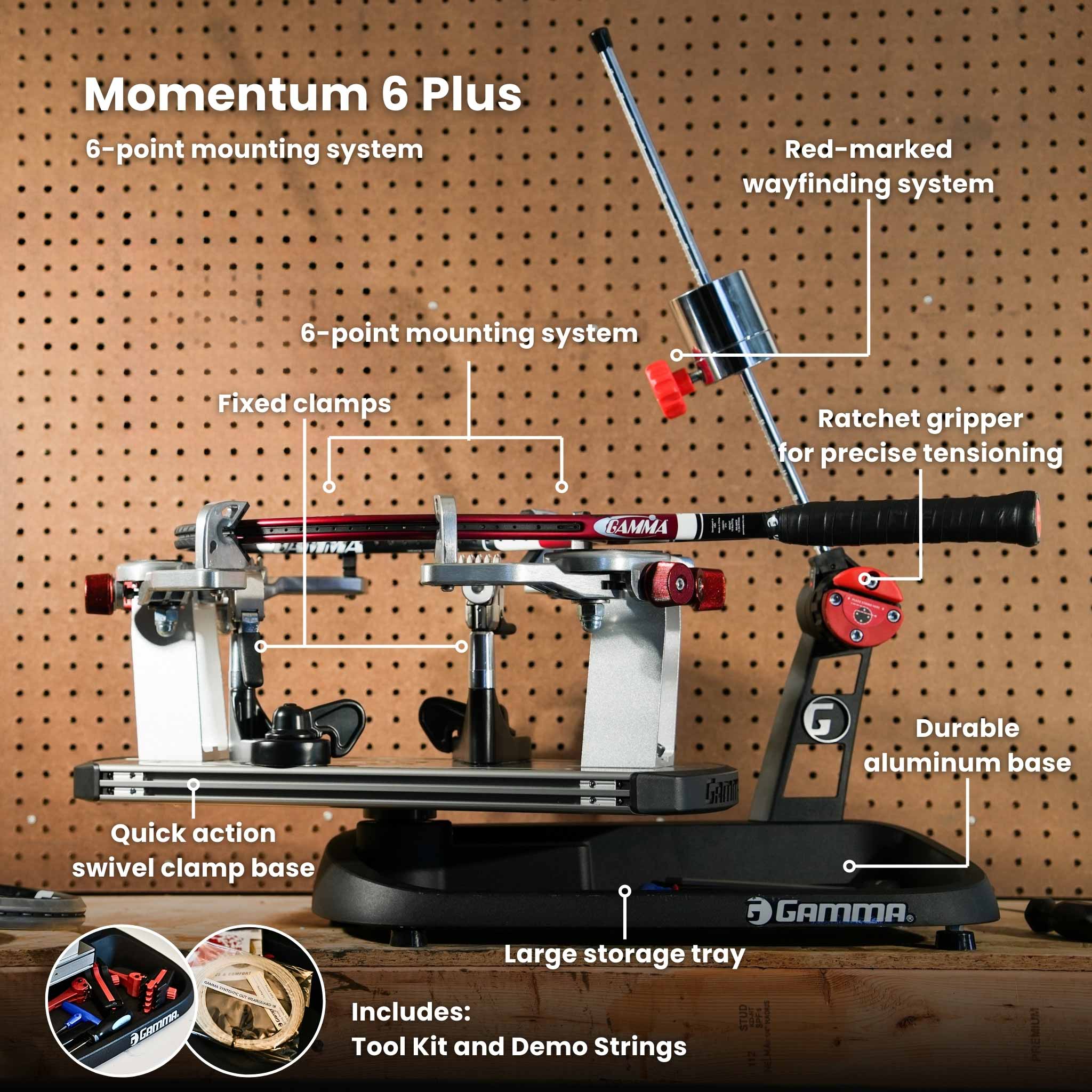 Gamma Momentum 6 Plus Stringing Machine