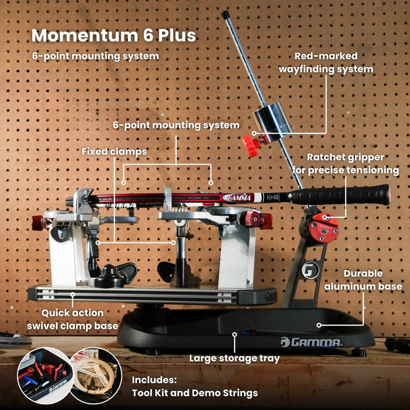 Gamma Momentum 6 Plus Stringing Machine