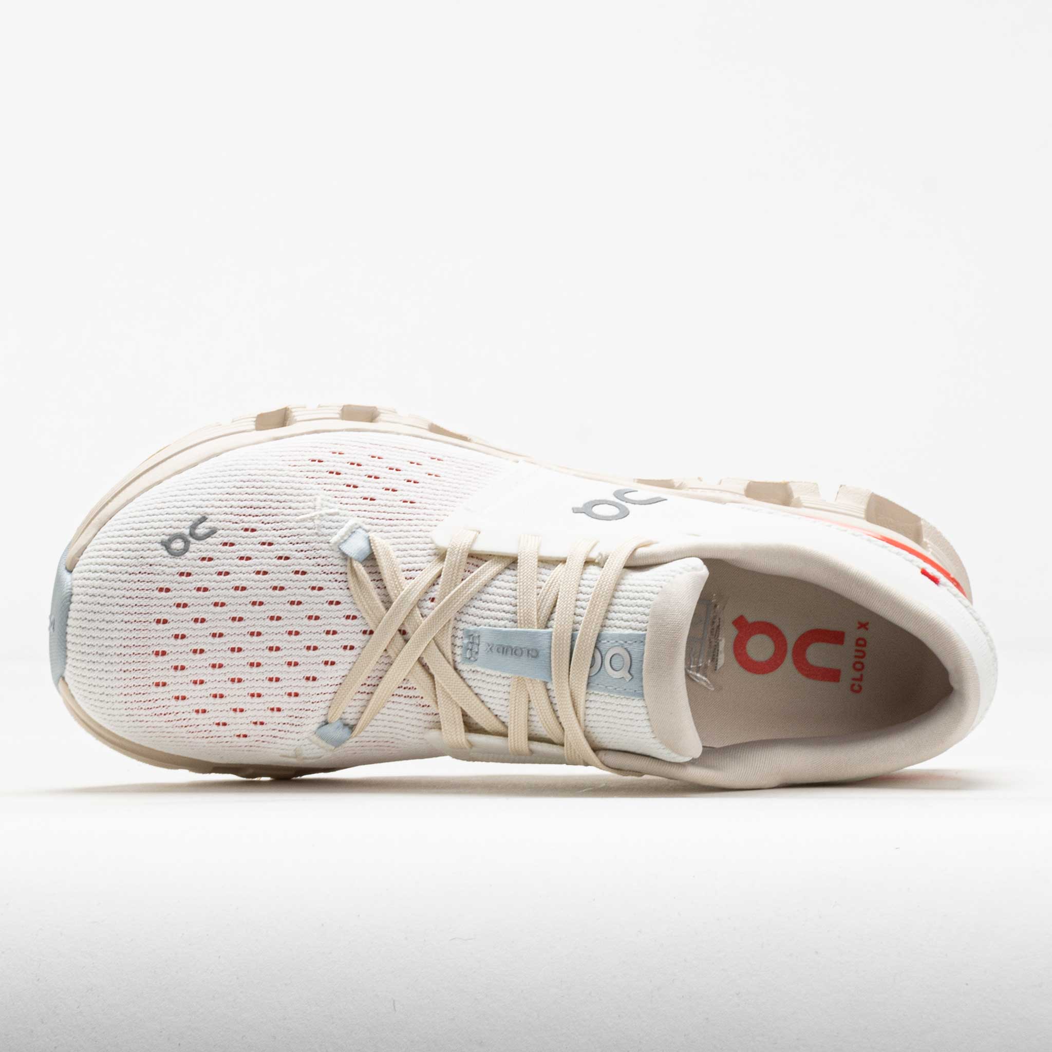 On Cloud X 4 Women's Ivory/Salmon