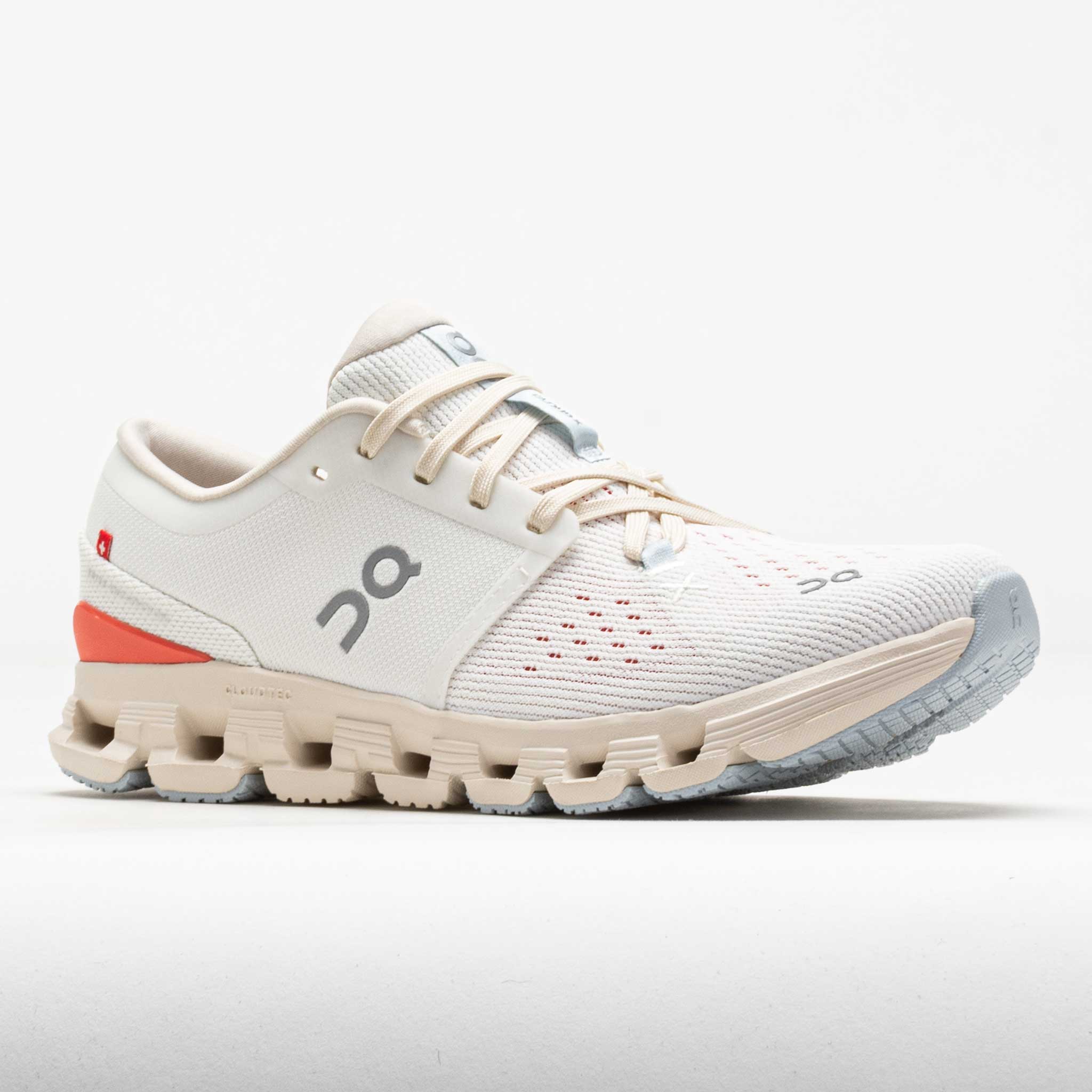 On Cloud X 4 Women's Ivory/Salmon