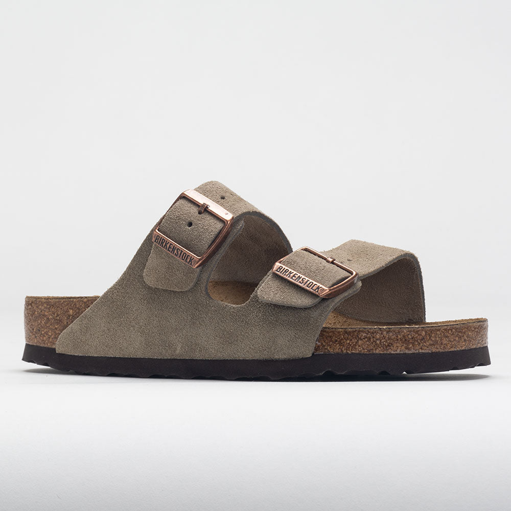 Birkenstock Arizona Suede Leather Regular Unisex Taupe