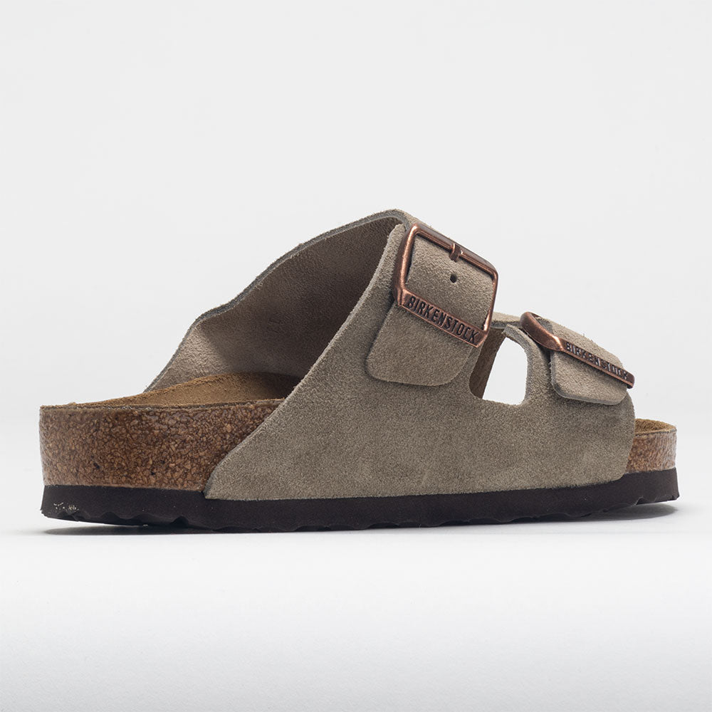 Birkenstock Arizona Suede Leather Regular Unisex Taupe