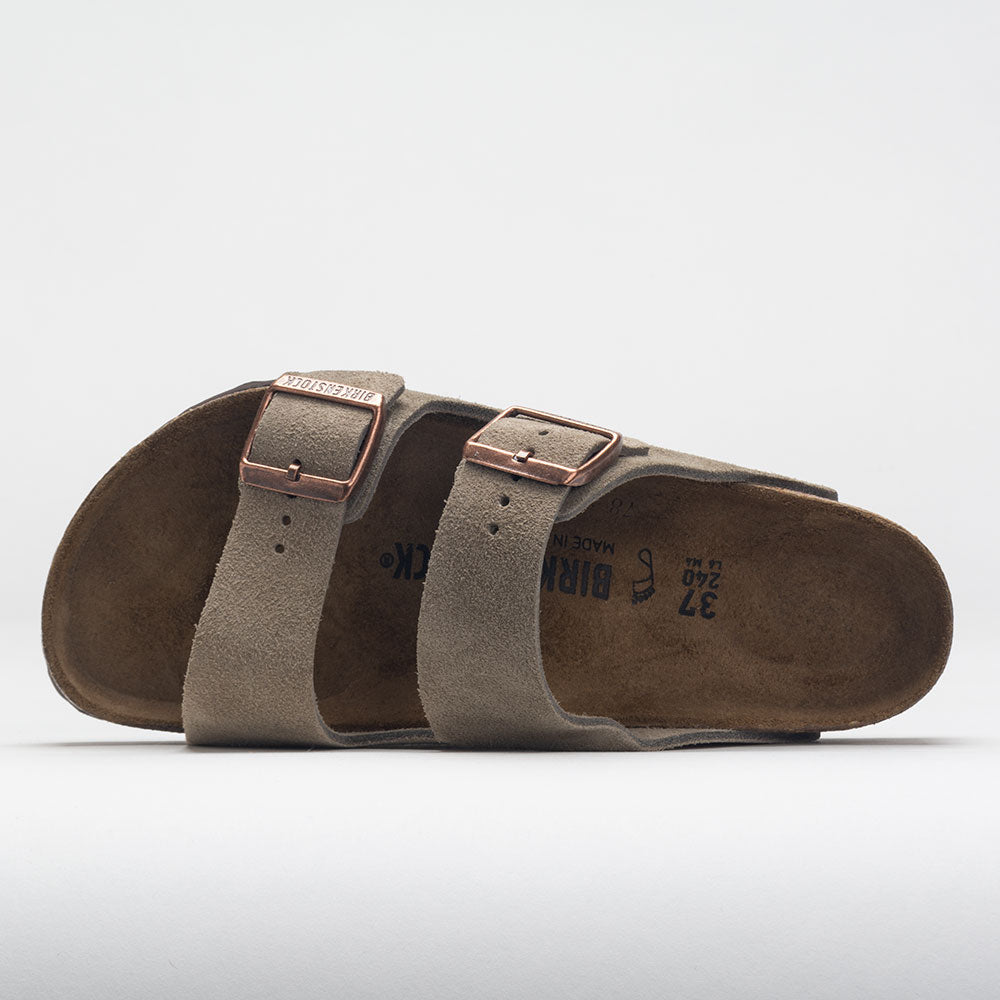 Birkenstock Arizona Suede Leather Narrow Unisex Taupe