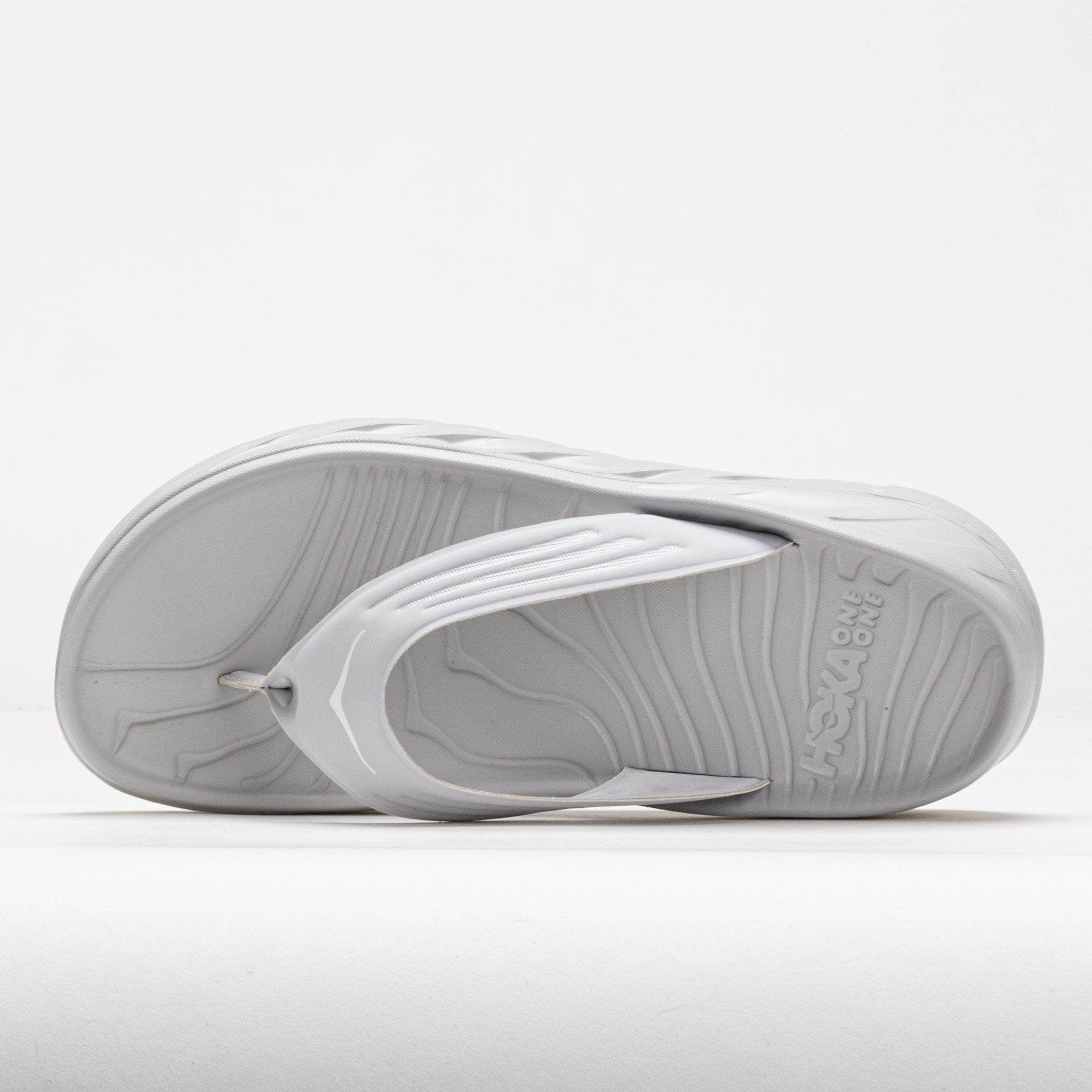 HOKA ORA recovery flip バニラ×ルナロック W7 HOKA Ora Recovery Flip Men's Lunar Rock/White – Holabird Sports